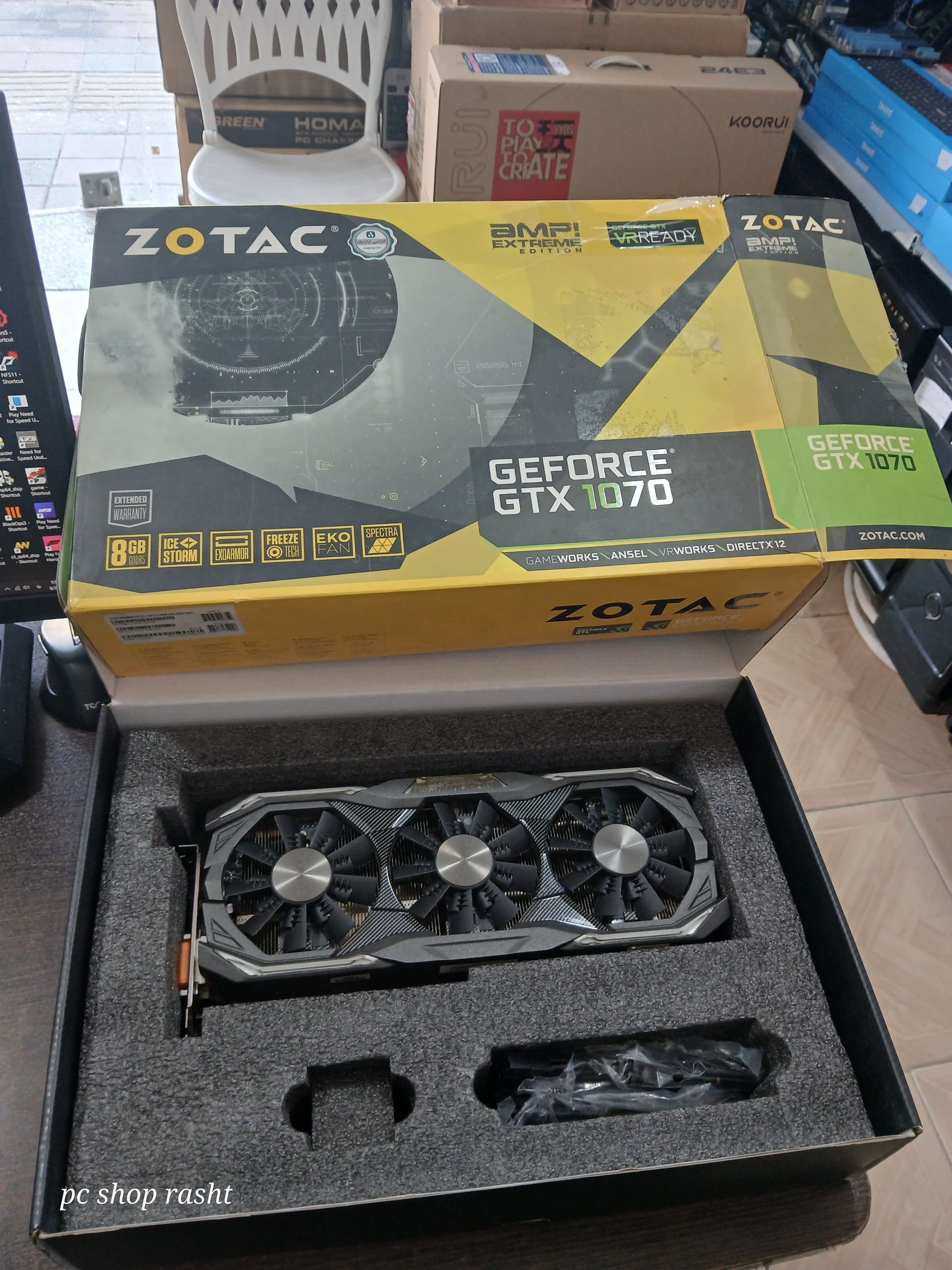 گرافیک Gtx 1070 8gb پرقدرت