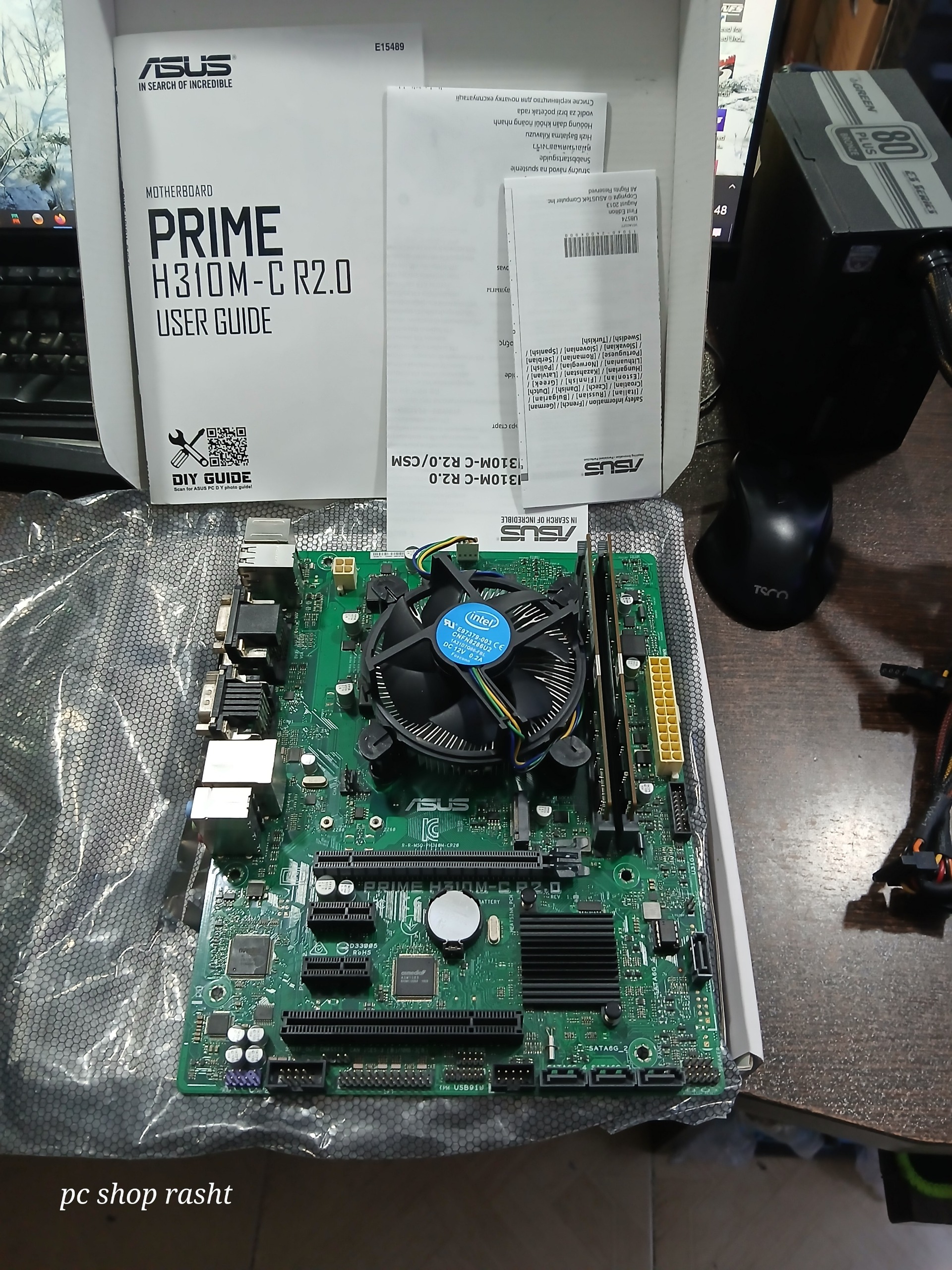 باندل نسل 9 cpu i5 9600 ram 16gb