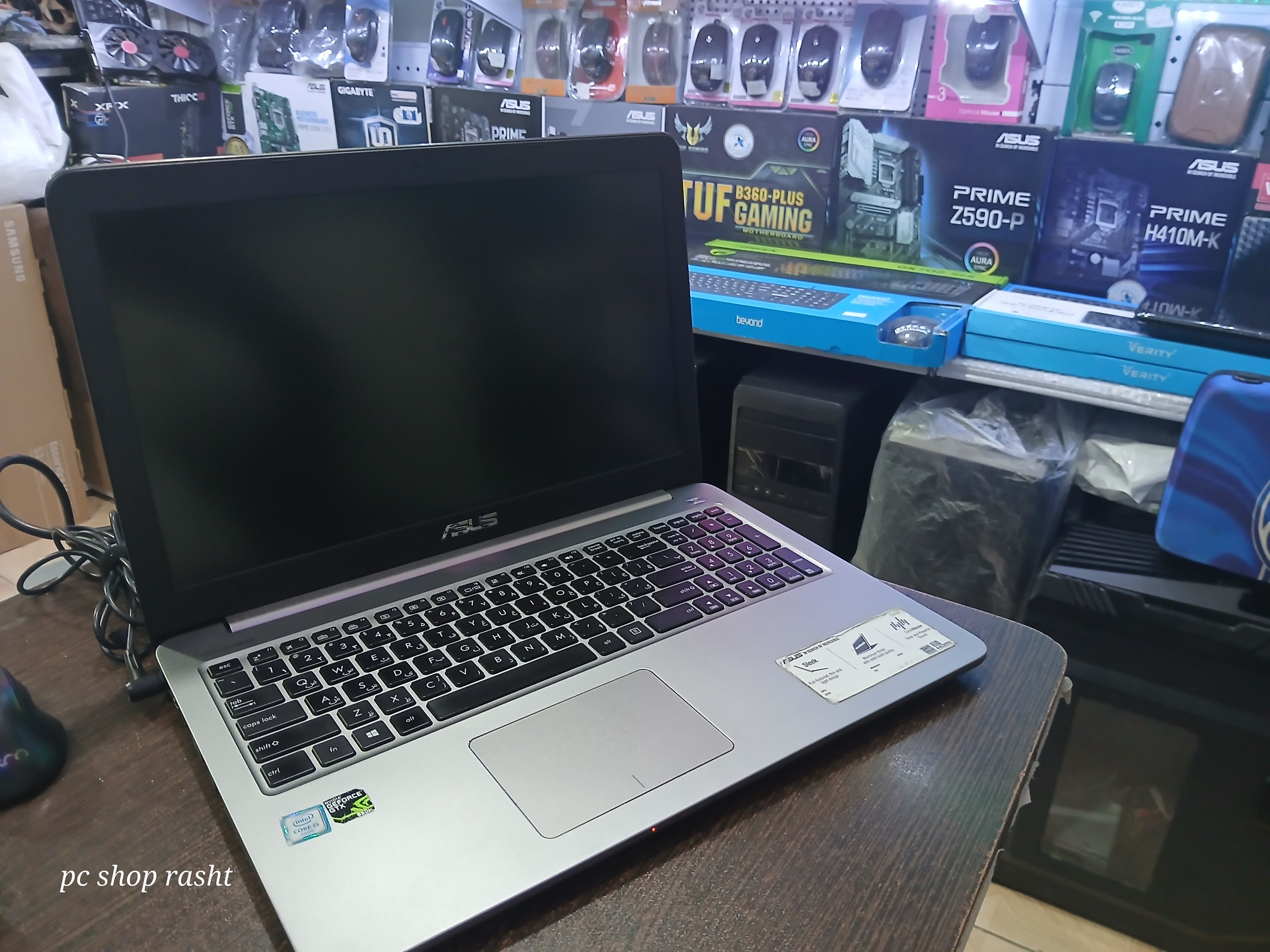 Asus گرافیک gtx 4g پردازنده i5
