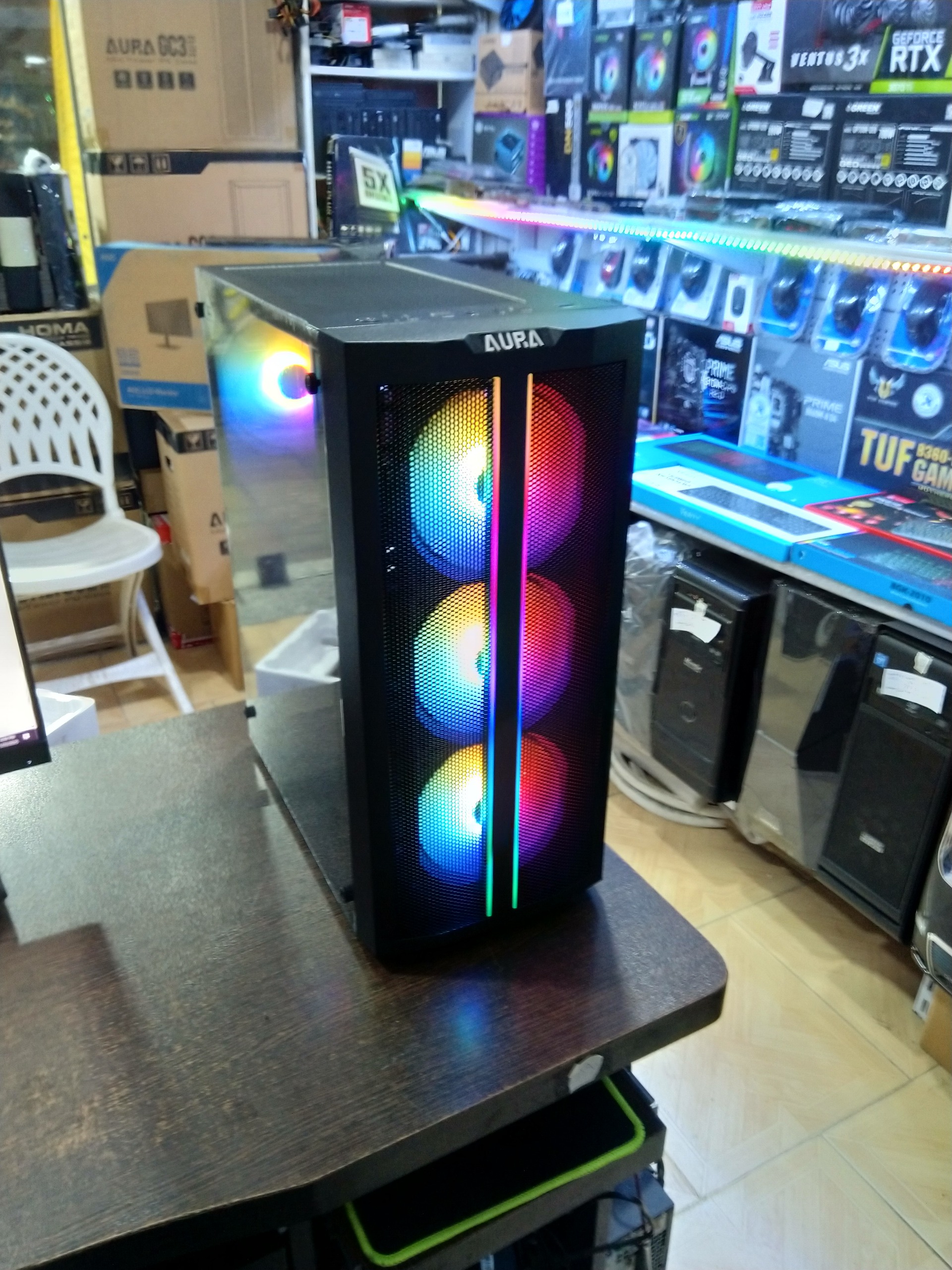 کیس گیمینگ با نسل 12 با rtx3060ti