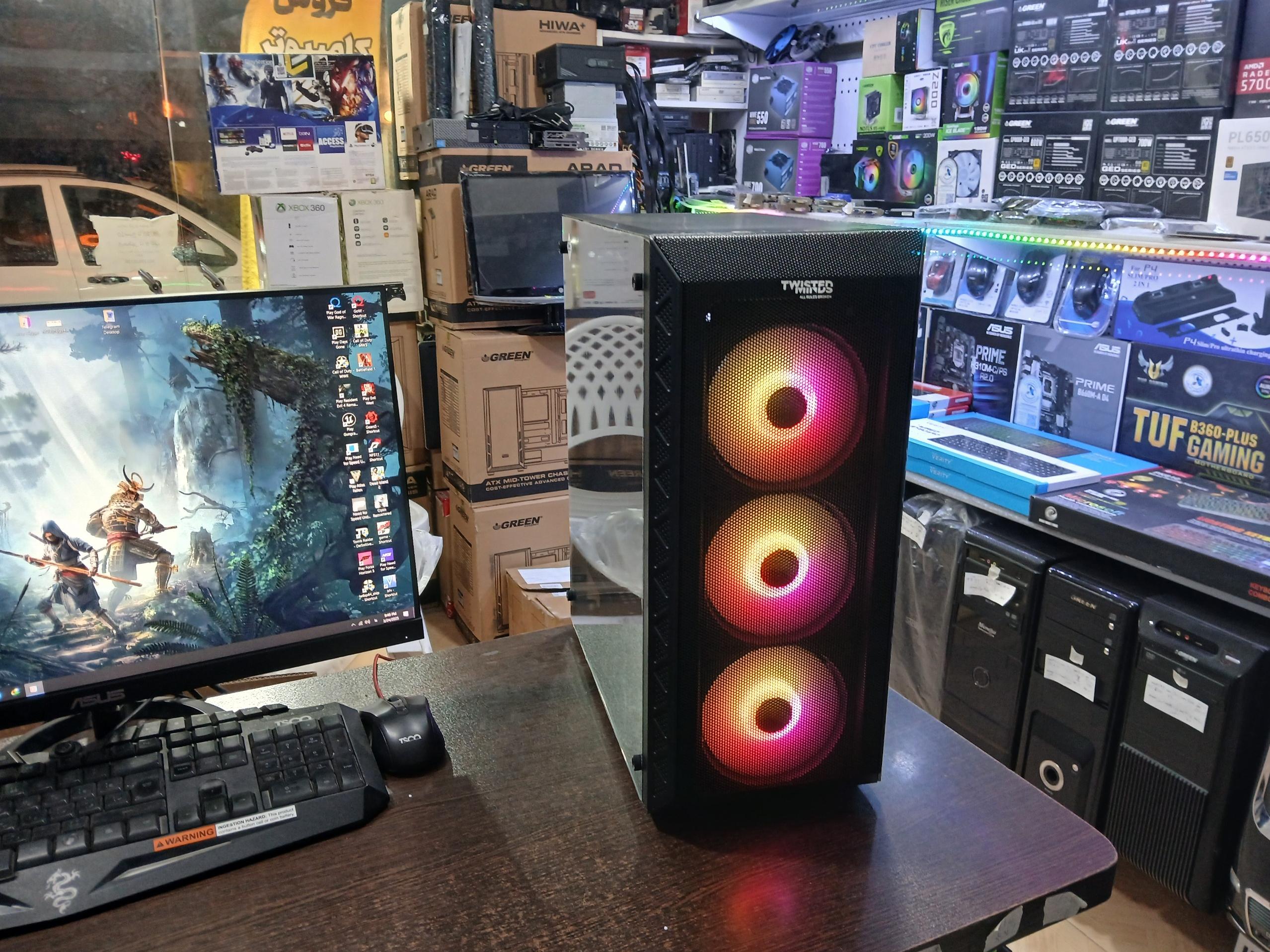 کیس گیمینگ Rtx 5060 asus هوش مصنوعی