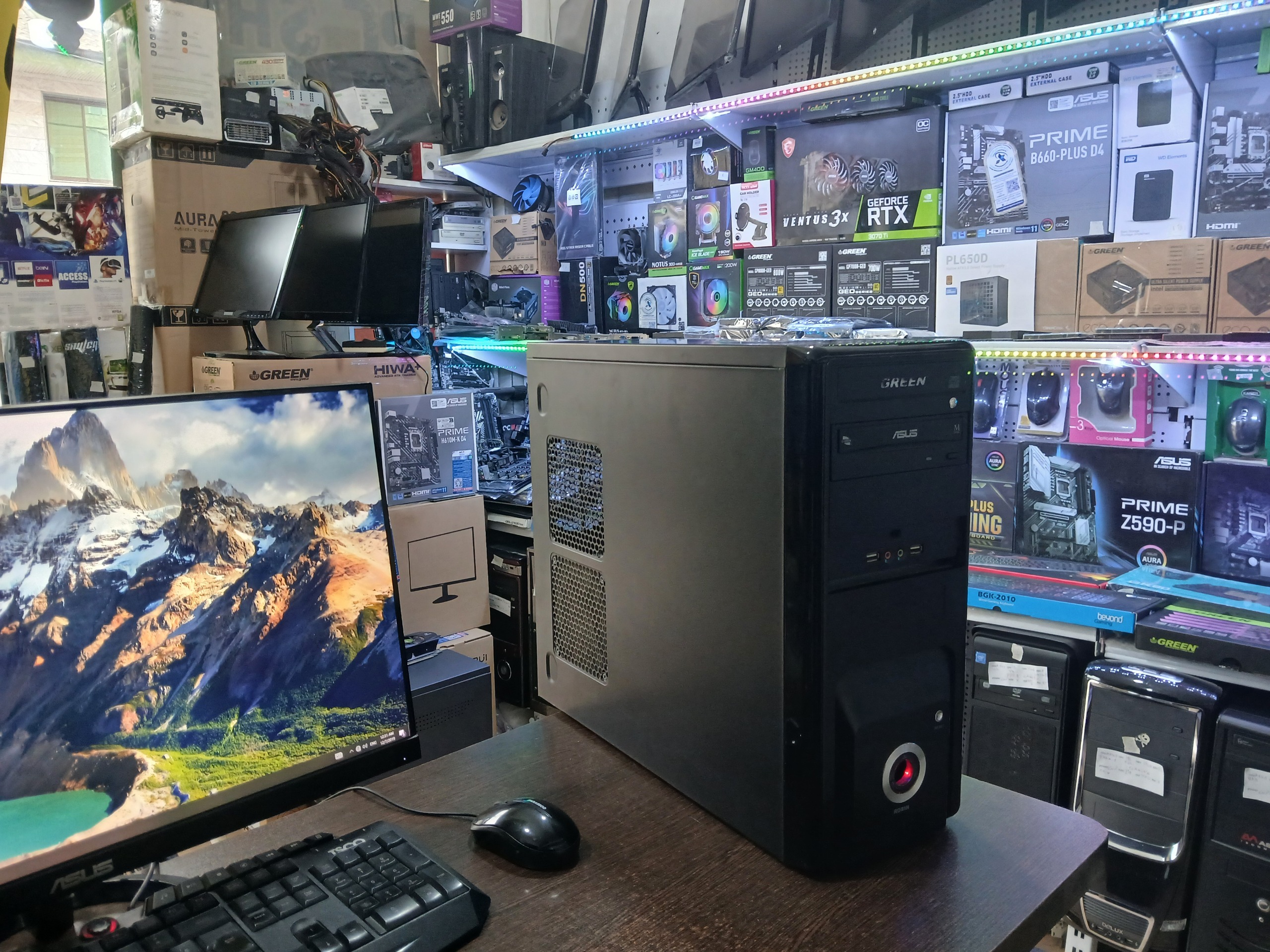 کیس ddr4 گرافیک ایسوس پردازنده i5