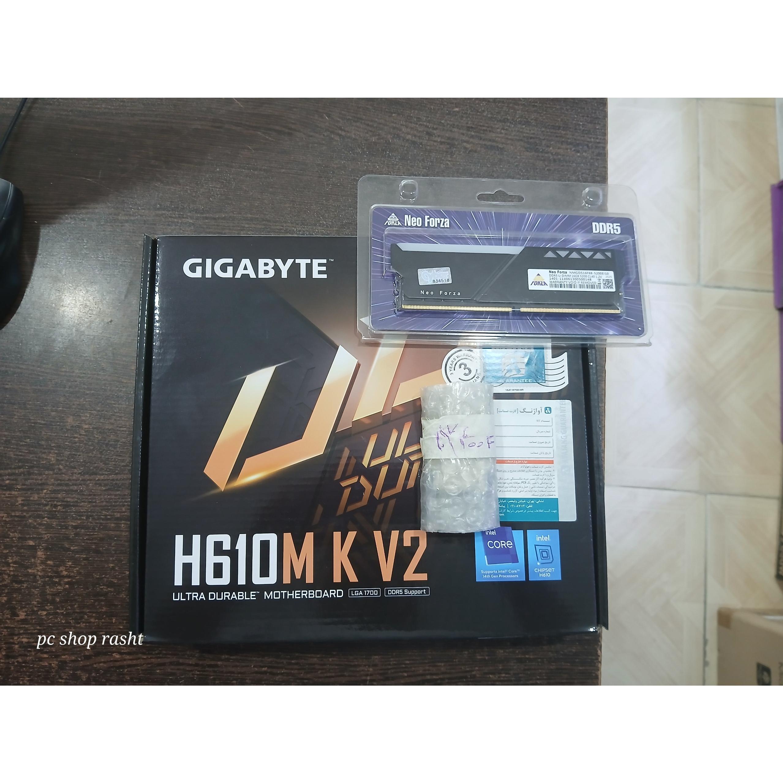 باندل ddr5 با cpu i5 نسل 13 و رم 16g گیمینگ