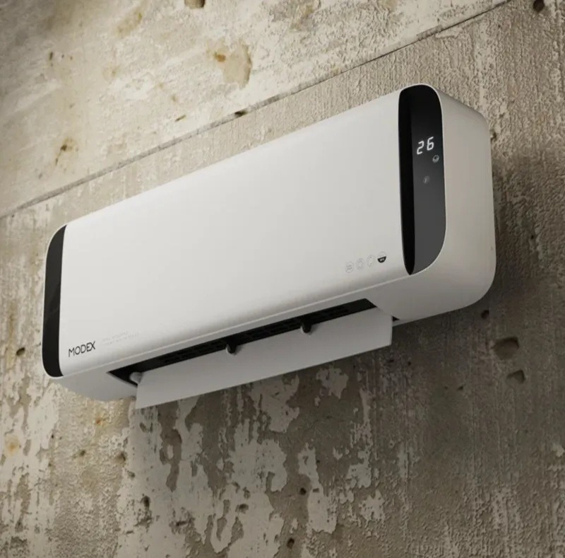 بخاری برقی سرامیکی دیواری مودکس ریموت دار