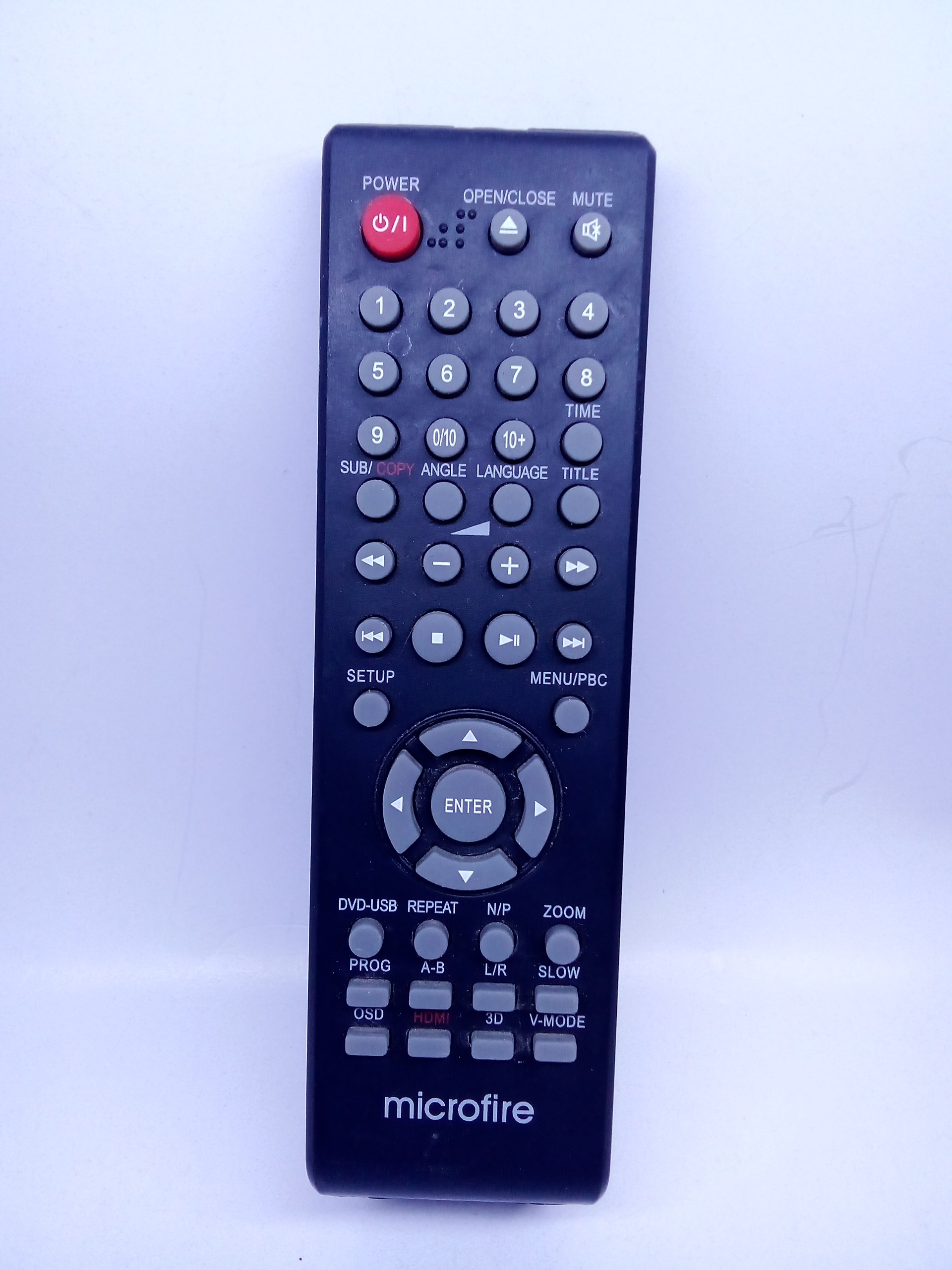 کنترل DVD میکروفایر