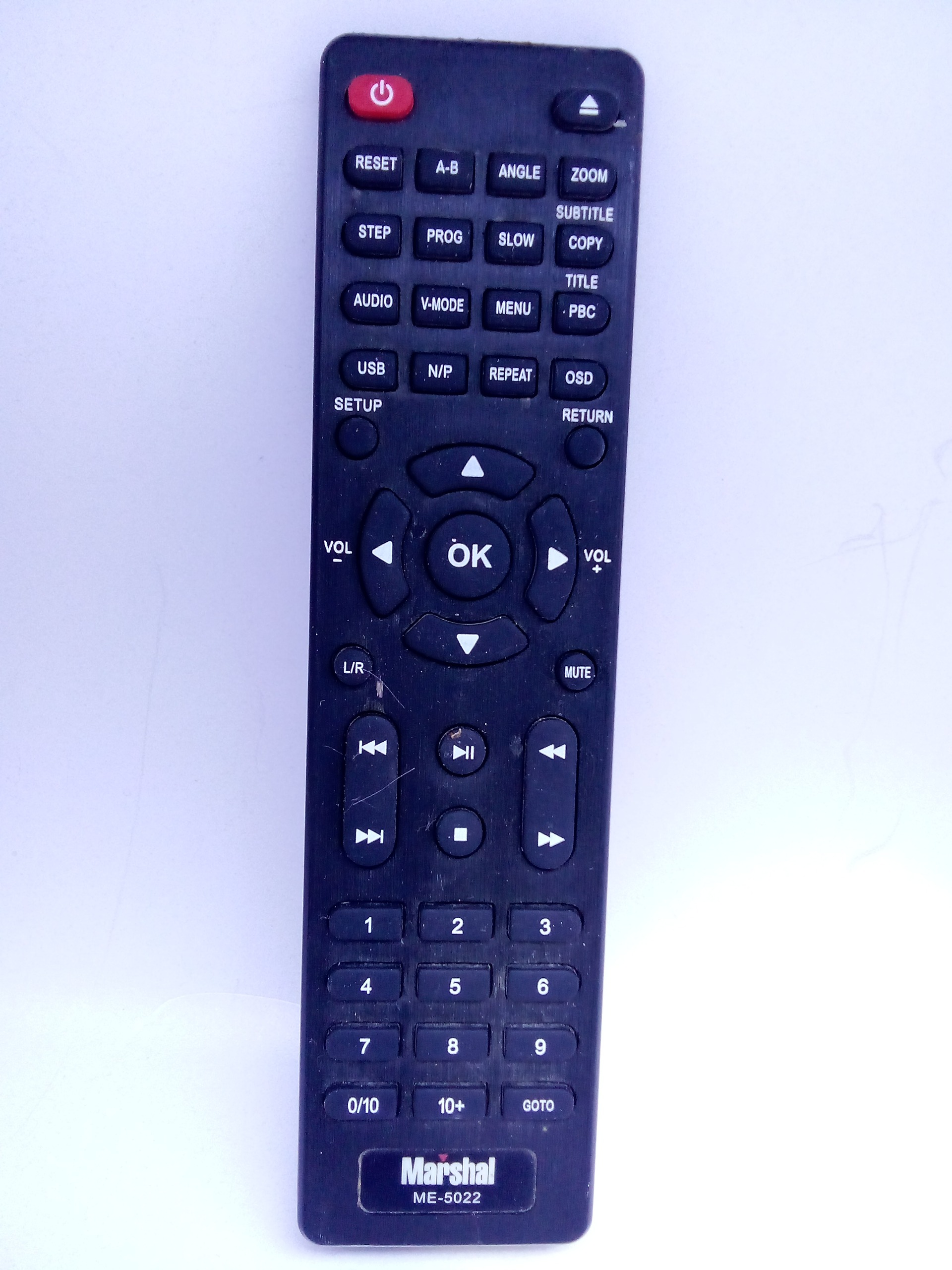 کنترل DVD player مارشال me-5022