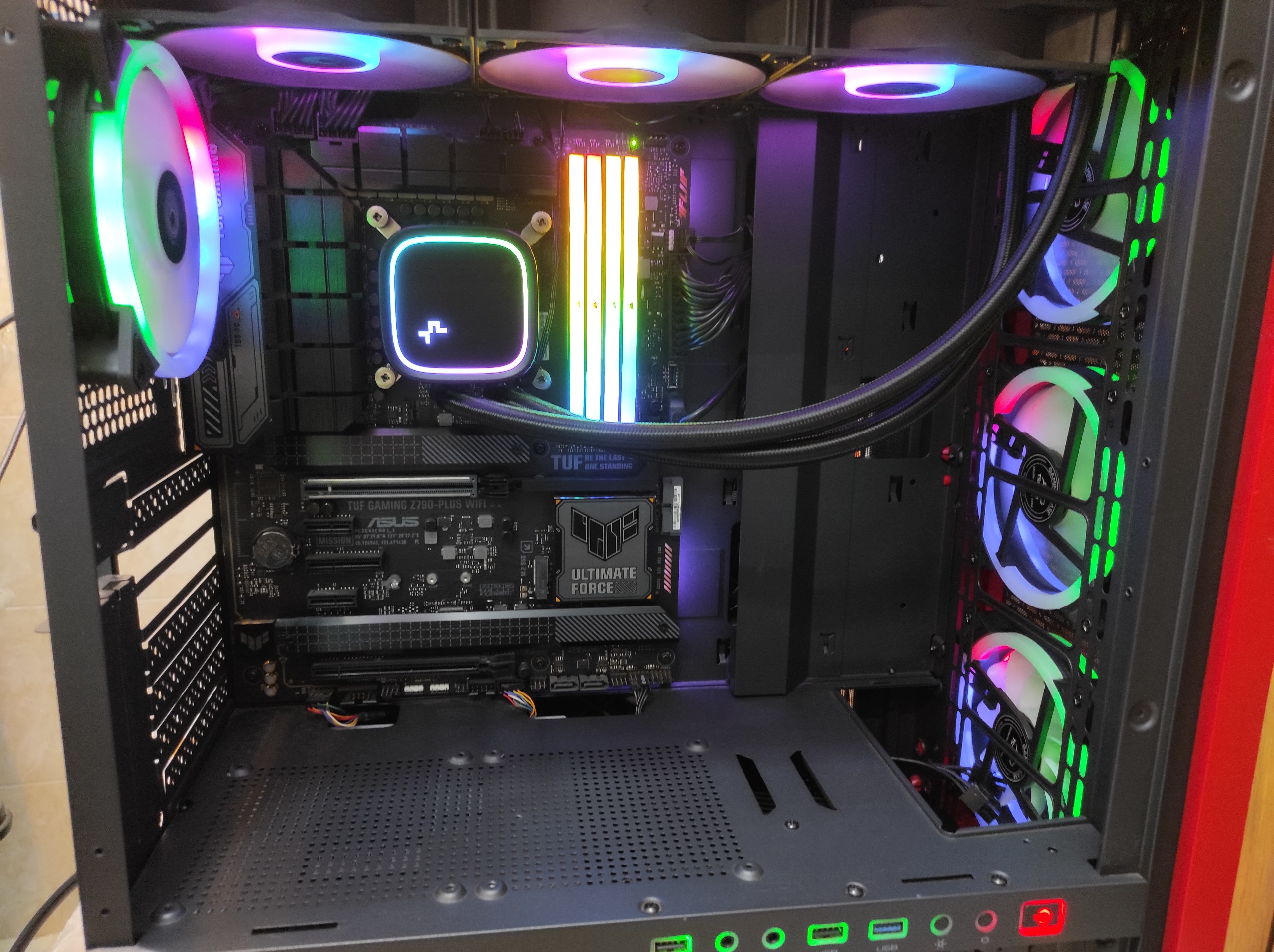 باندل i9-12th و رم 64 گیگ ddr5 و ایسوس z790
