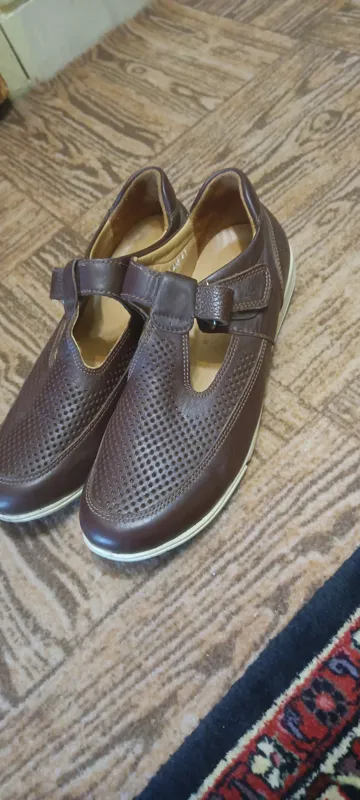 کفش چرم اصل طبیعی زنانه