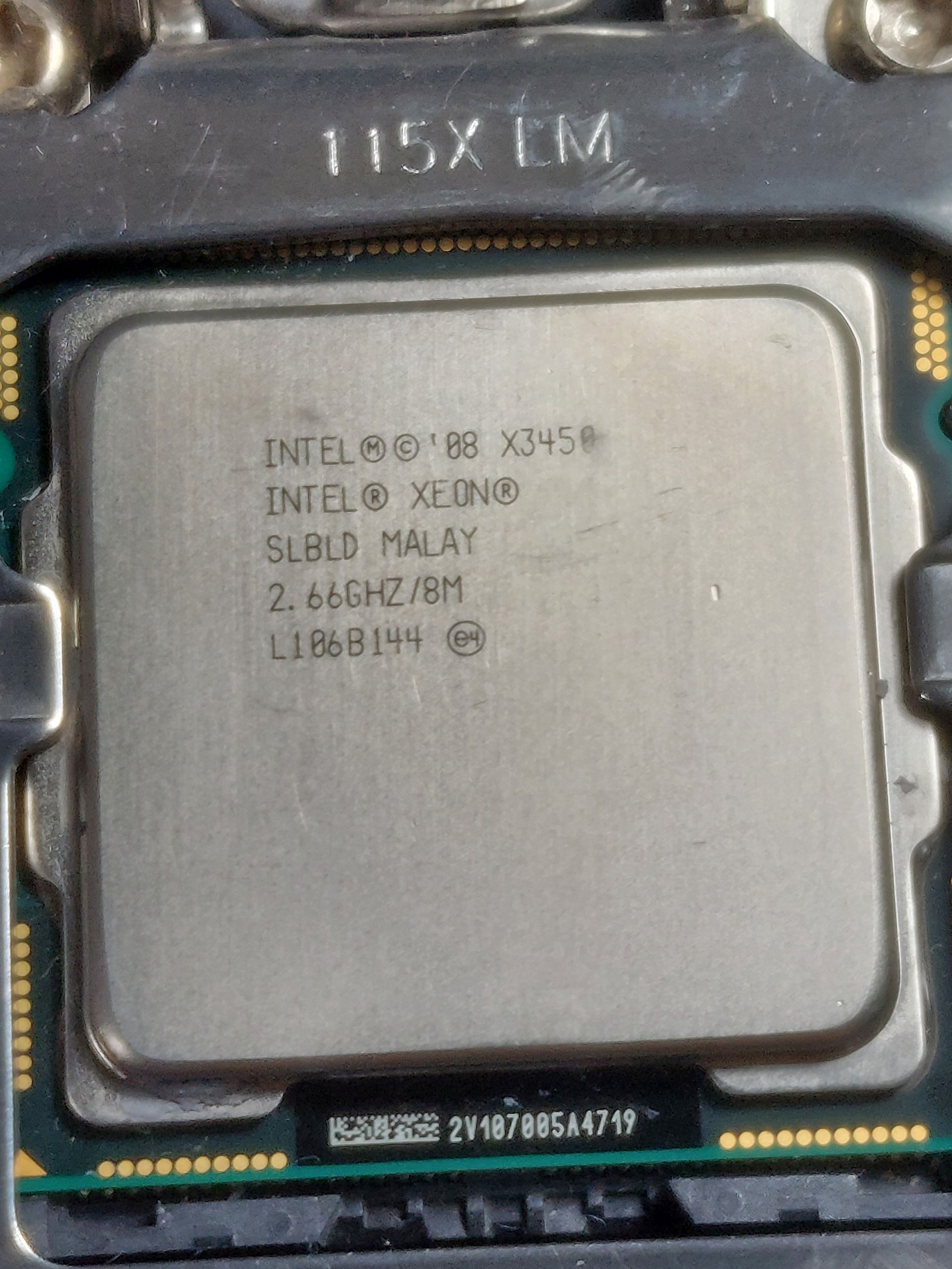 سیپیو XEON X3450قدرتمند نسل1 4هسته8رشته