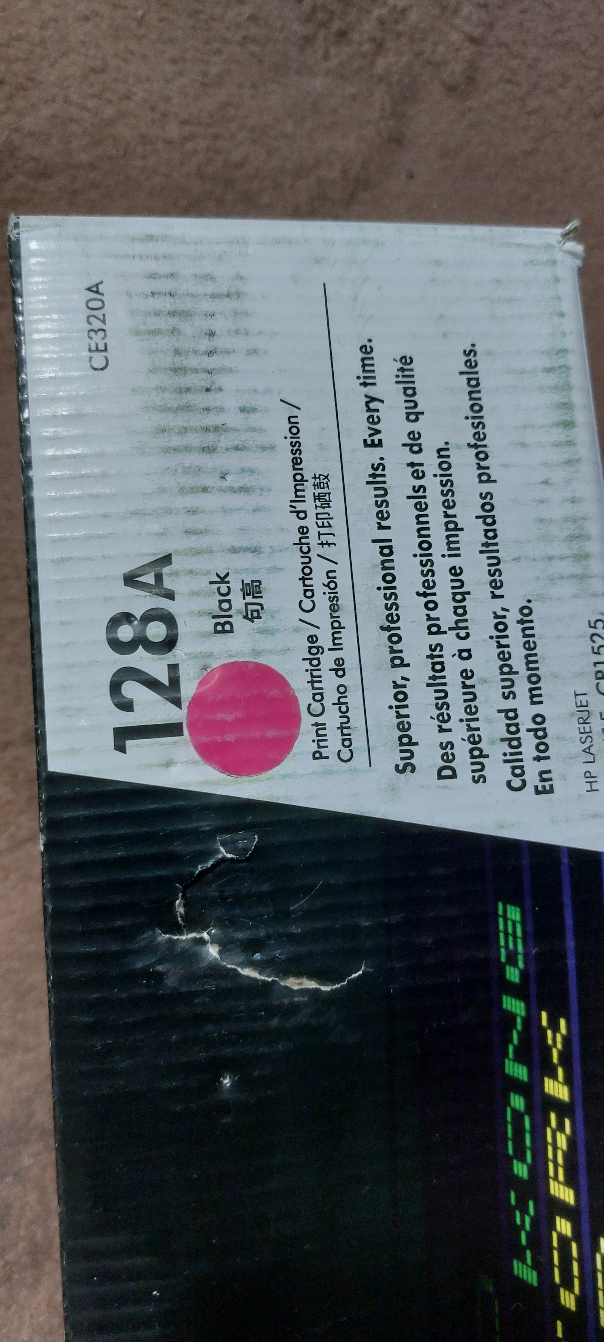 کارتریج HP 128 a سری CE320A اکبند