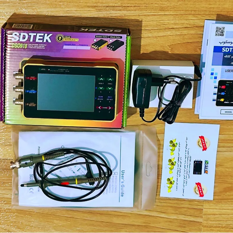 اسیلوسکوپ دو کاناله، مدل DSO918 SDTEK با فانکشن