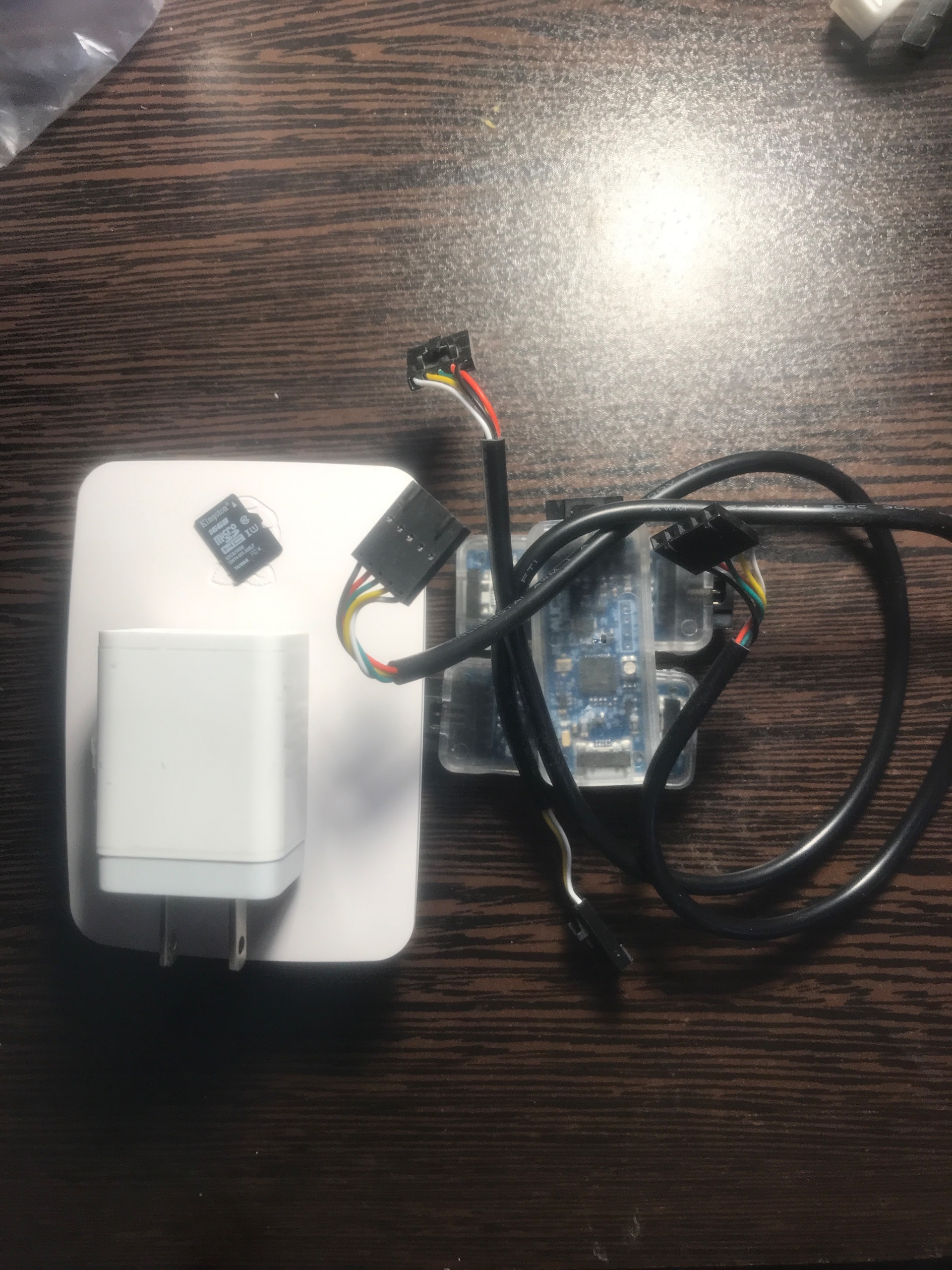 پک رزبری 4b و auc3 و کابل واداپتور و رم 16