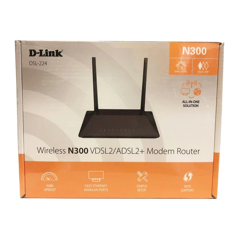 مودم روتر بی سیم دی لینک مدل DSL-224 NEW