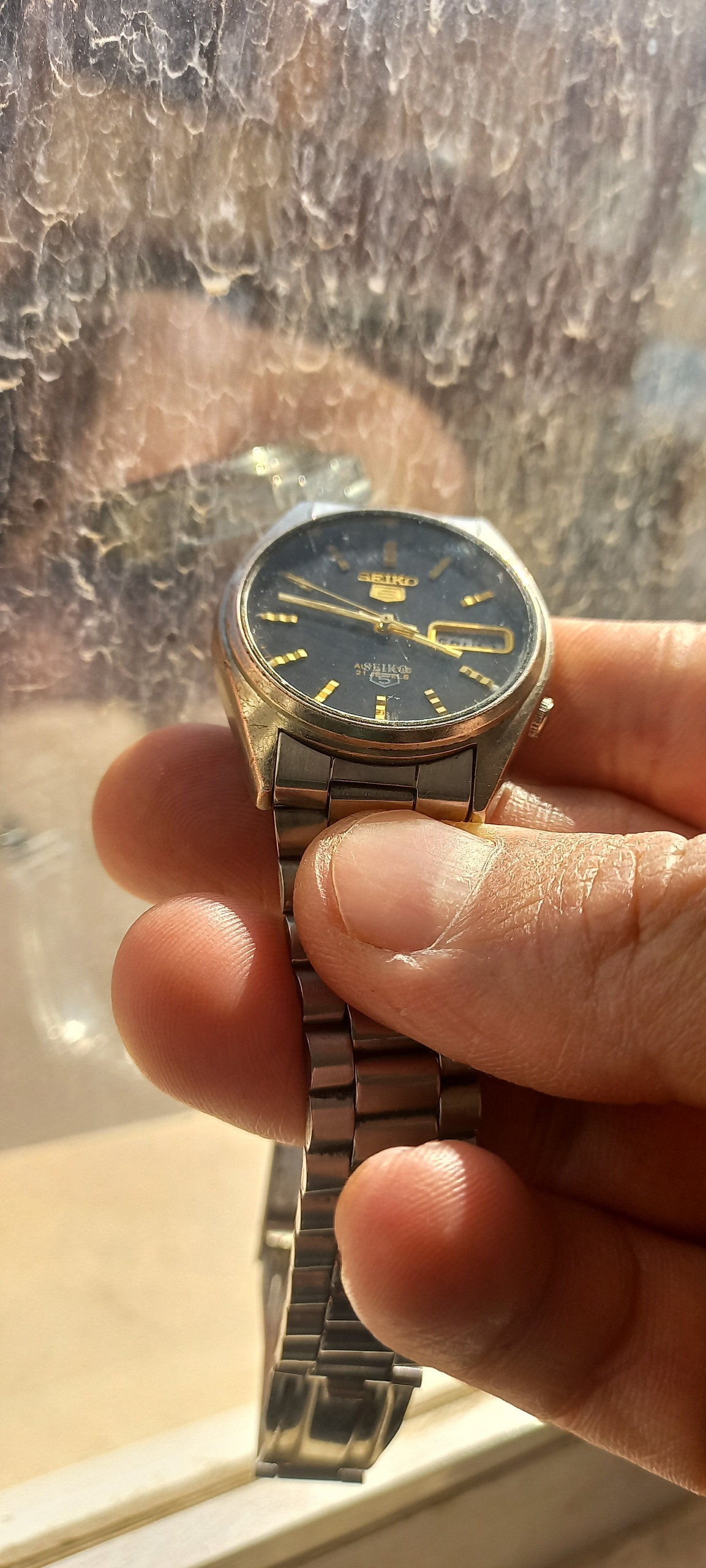 ساعت سیکو / seiko 5 مشکی ژاپن