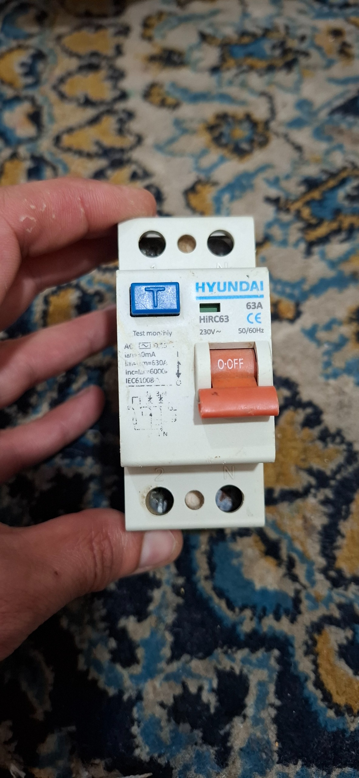 محافظ جان 63 آمپر