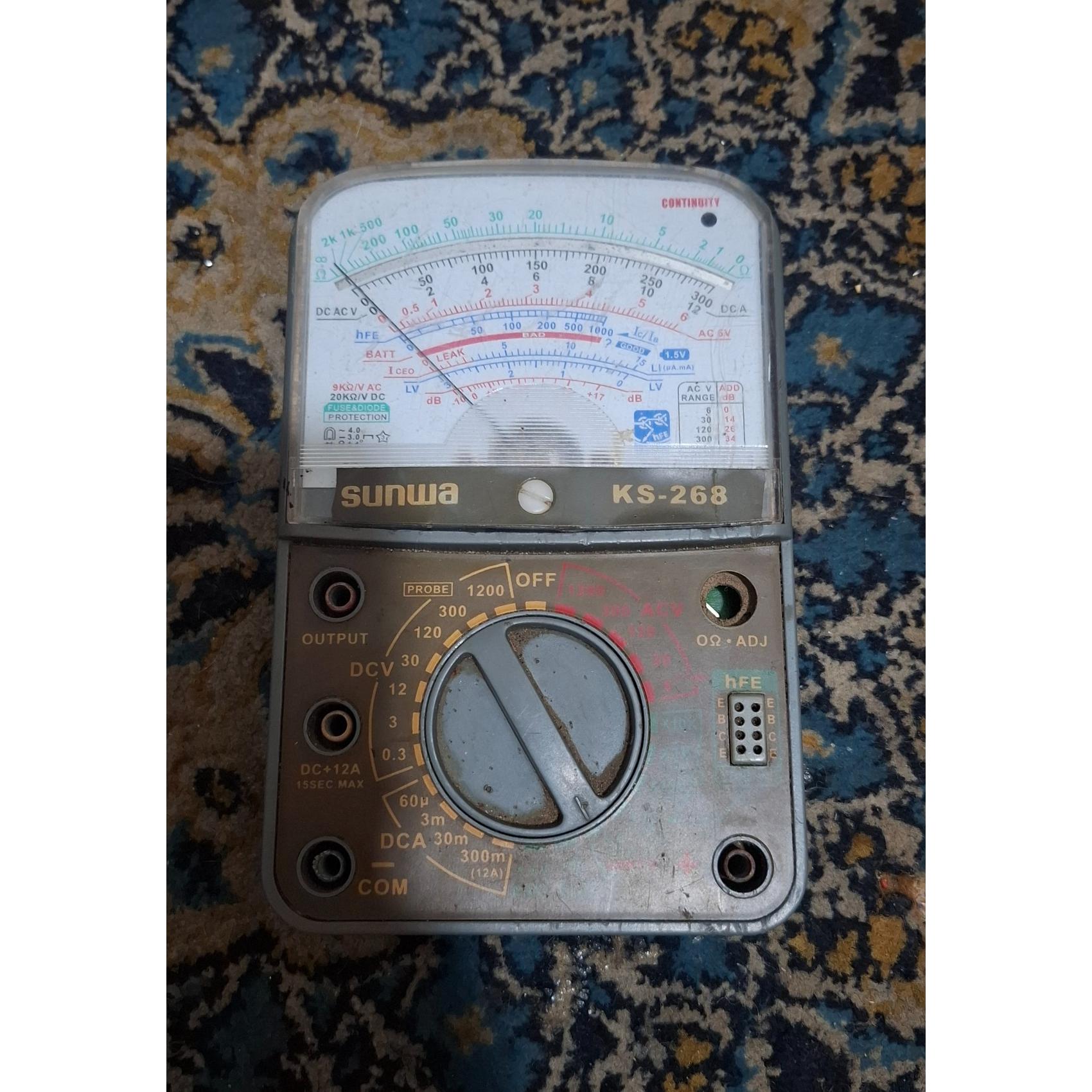 مولتی متر معیوب قدیمی
