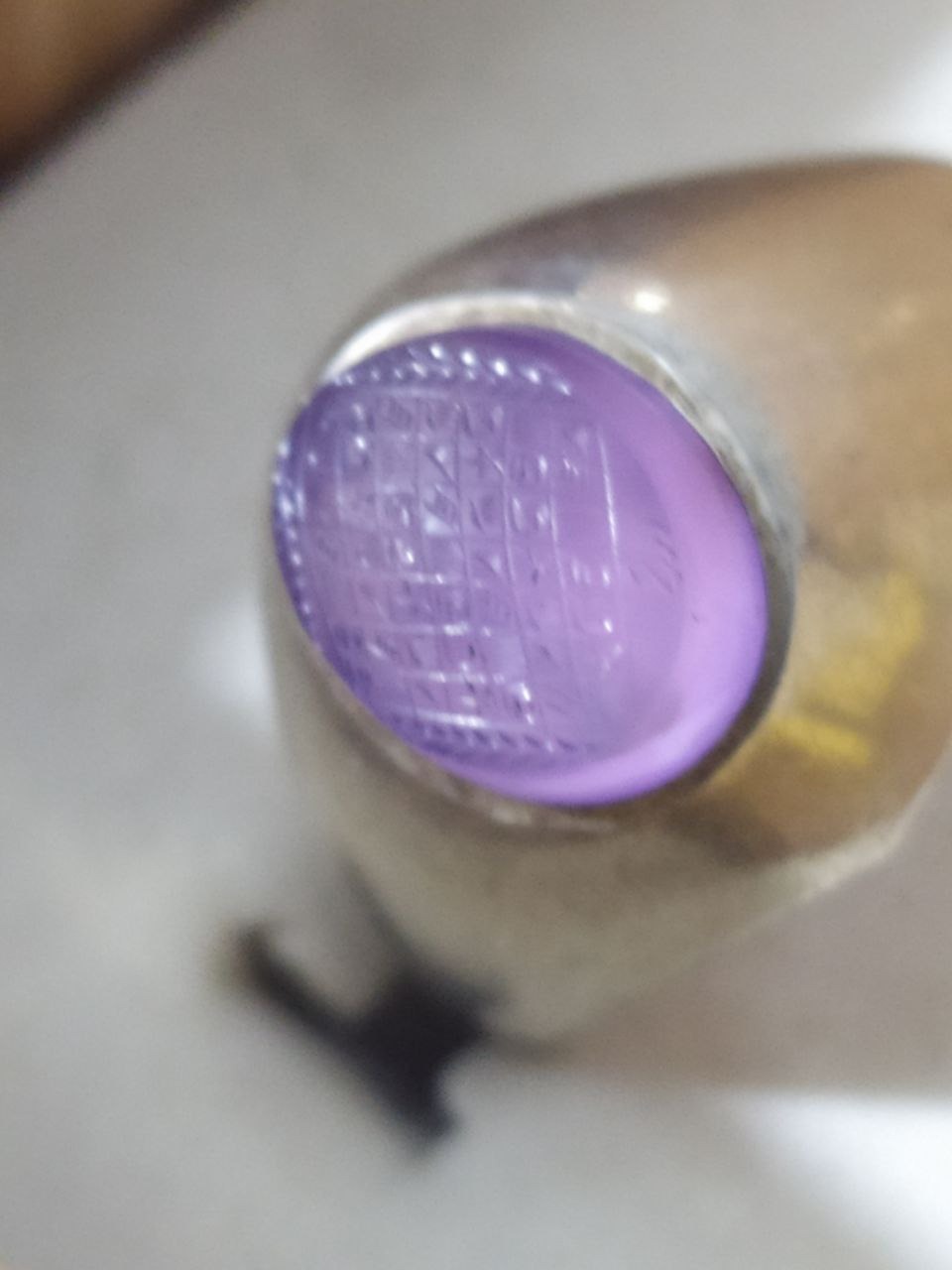 انگشترعقیق سوسنی یمن ضابطی