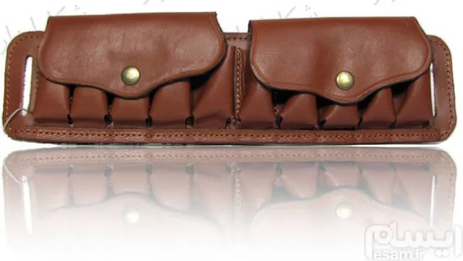 قطارفشنگ چرمی 10 تایی شکاری کالیبر12 چرم درجه یک