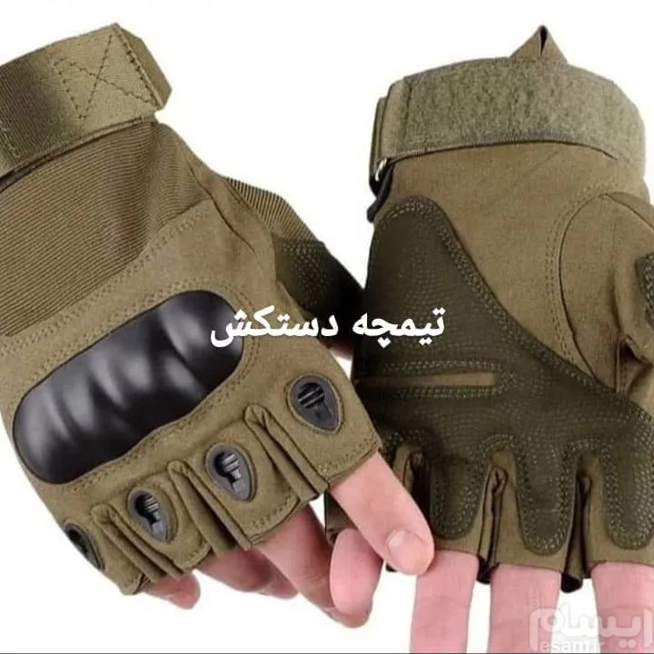 نیمچه دستکش تاکتیکال نظامی حرفه ای