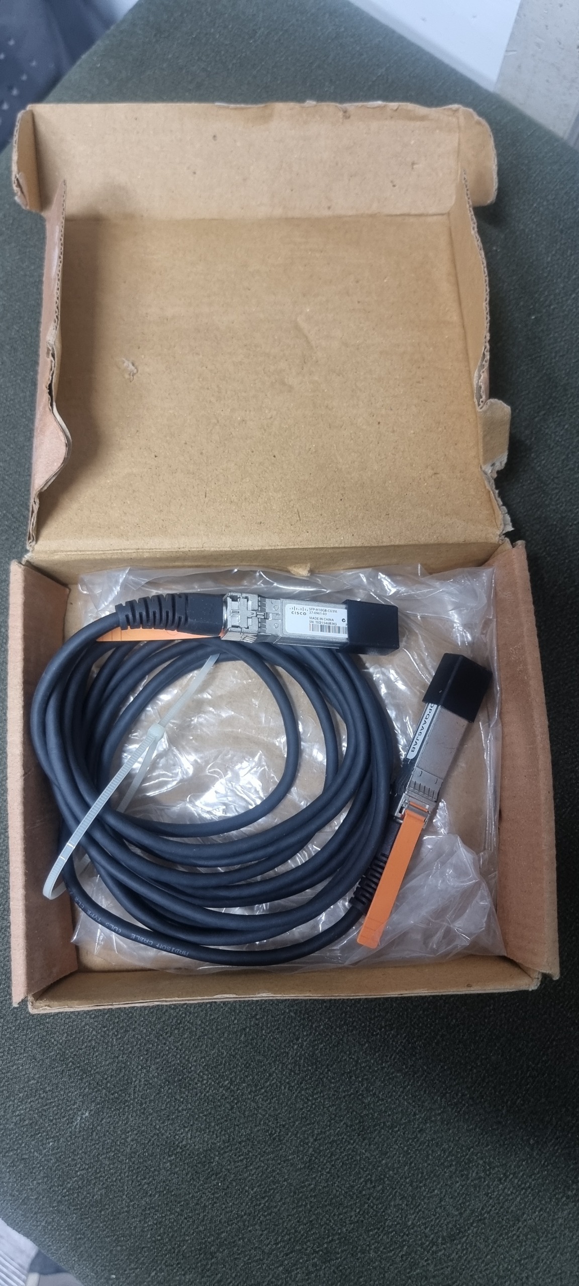 کابل سیسکو SFP-H10GB-CU3M