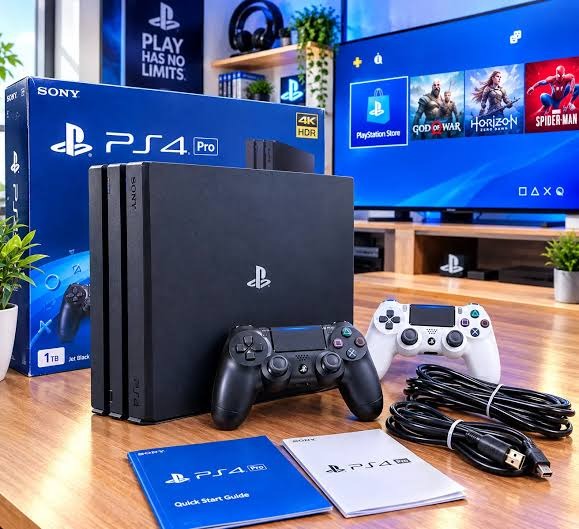 پلی استیشن 4 پرو ps4 pro 1tb 4k کپی خور دو دسته نو