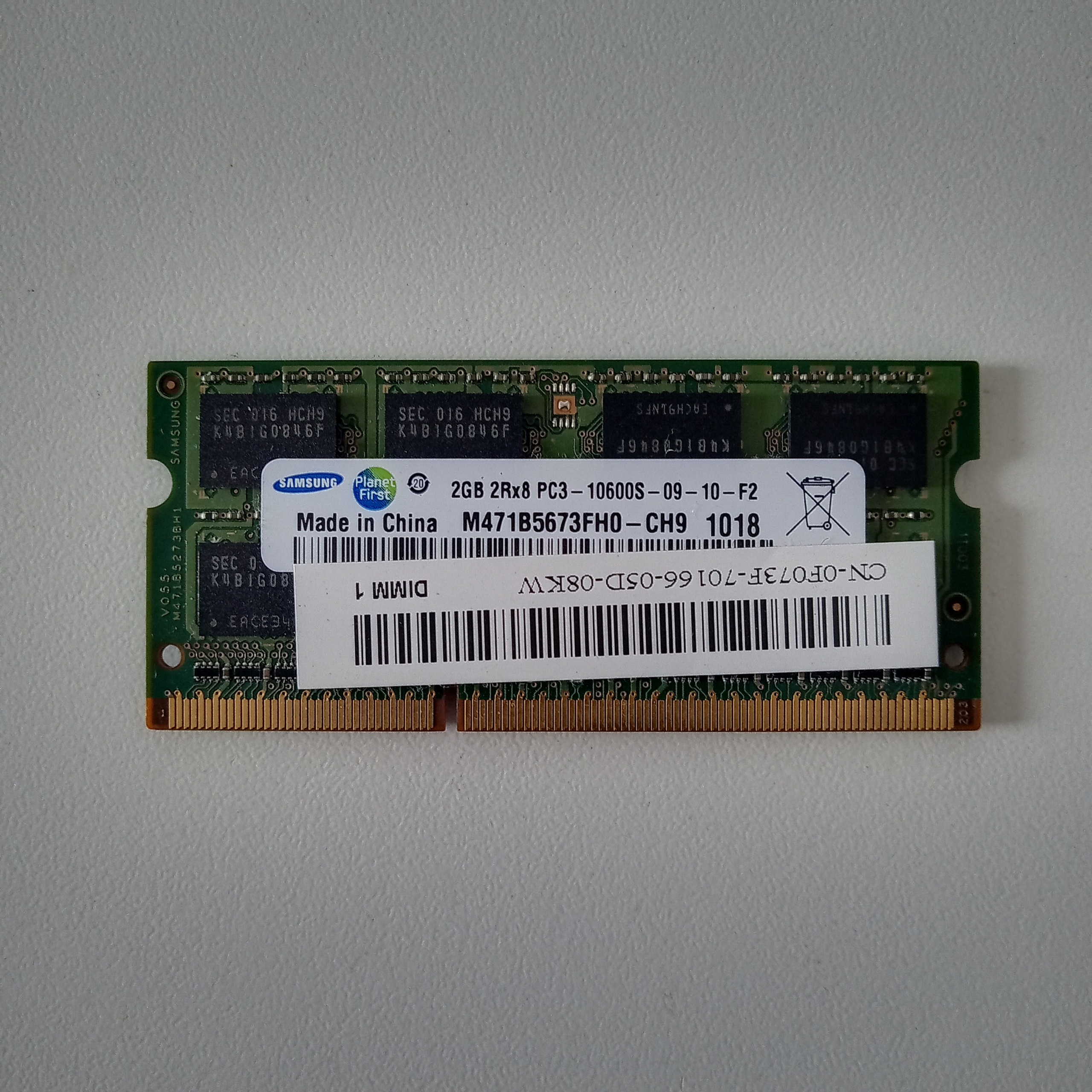 رم لپ تاپ DDR3 2GB برند Samsung