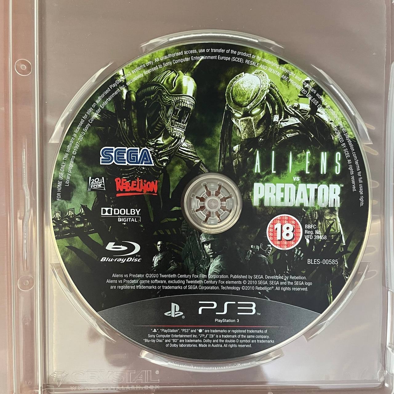 بازی ps3 فقط دیسک ALIEN VS PREDATOR