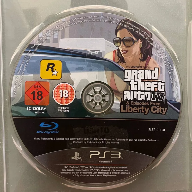 بازی فقط دیسک PS3 GTA IV COMPLETE EDITION