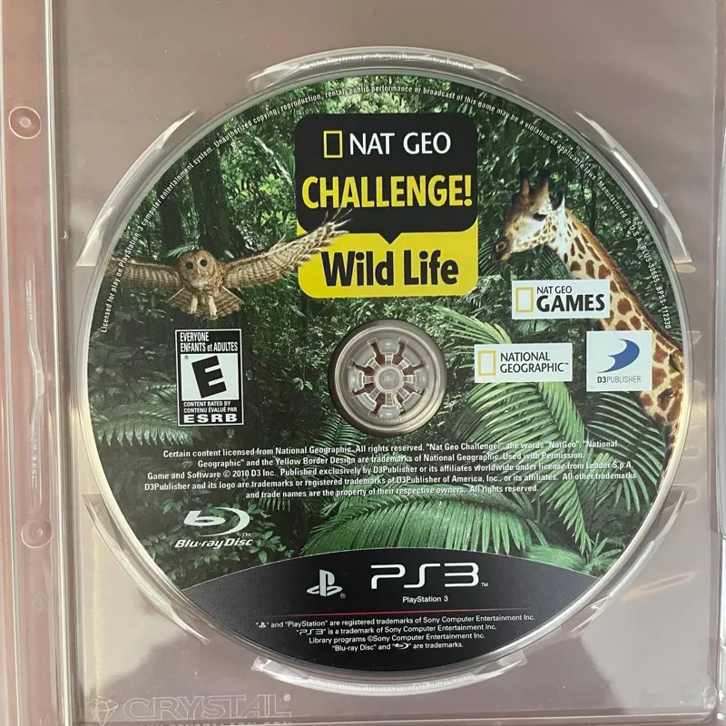 بازی PS3 فقط دیسک WILD LIFE NATIONAL GEOGRAPHIC