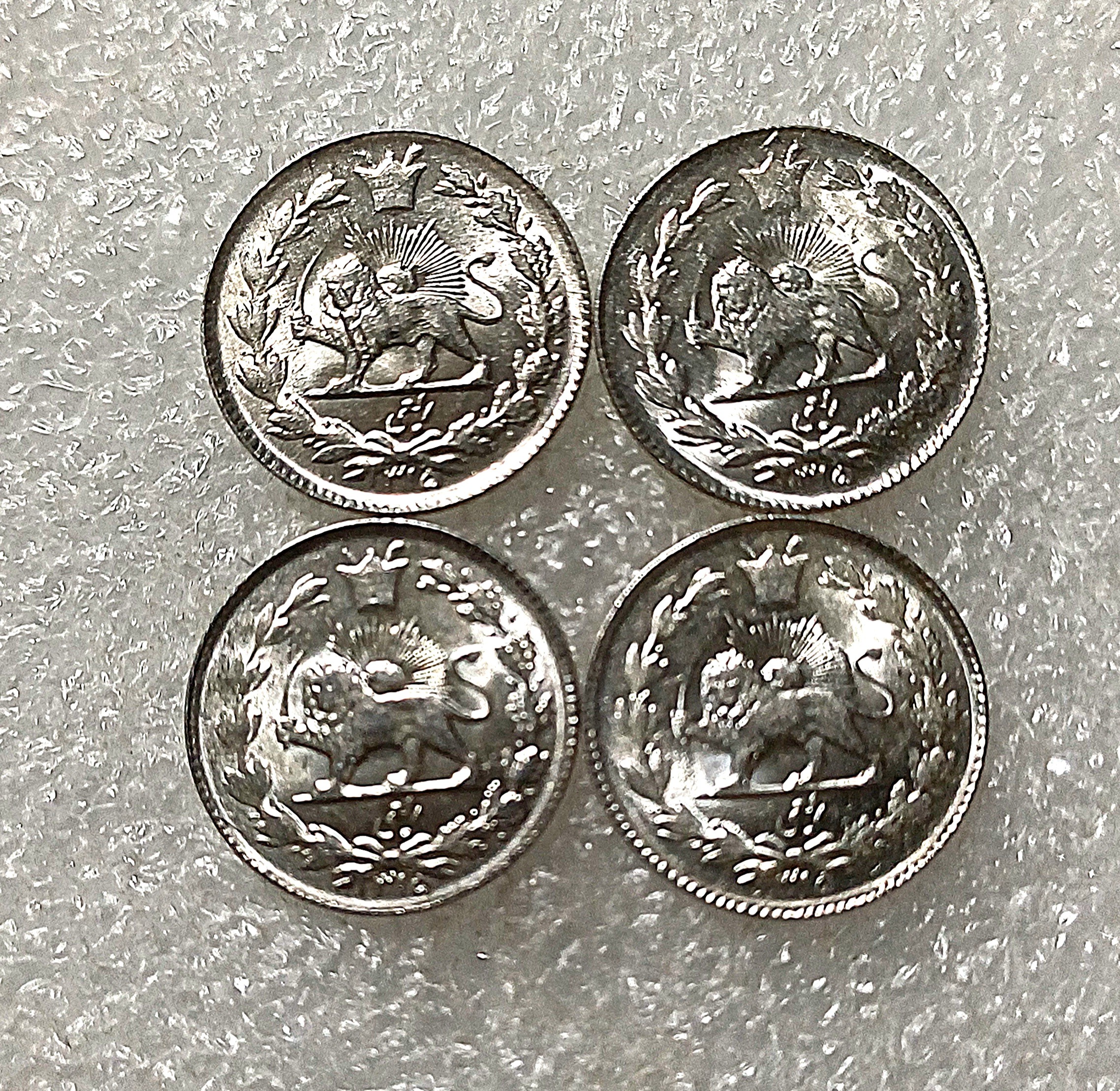 بسته 4 عددی سکه ربعی نقره 1315 فوق سوپر