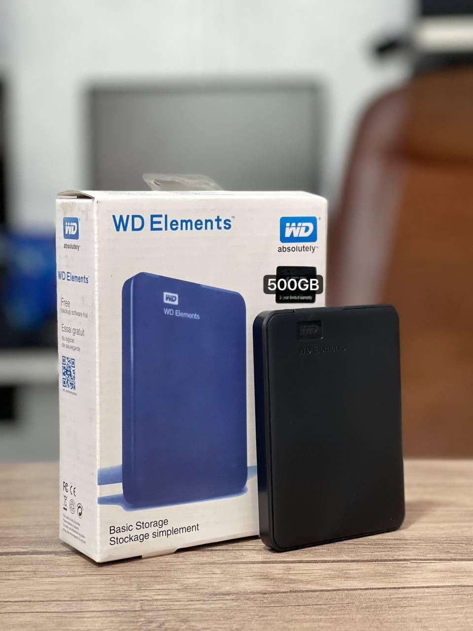 هارد اکسترنال 500 گیگ وسترن دیجیتال USB 3.0