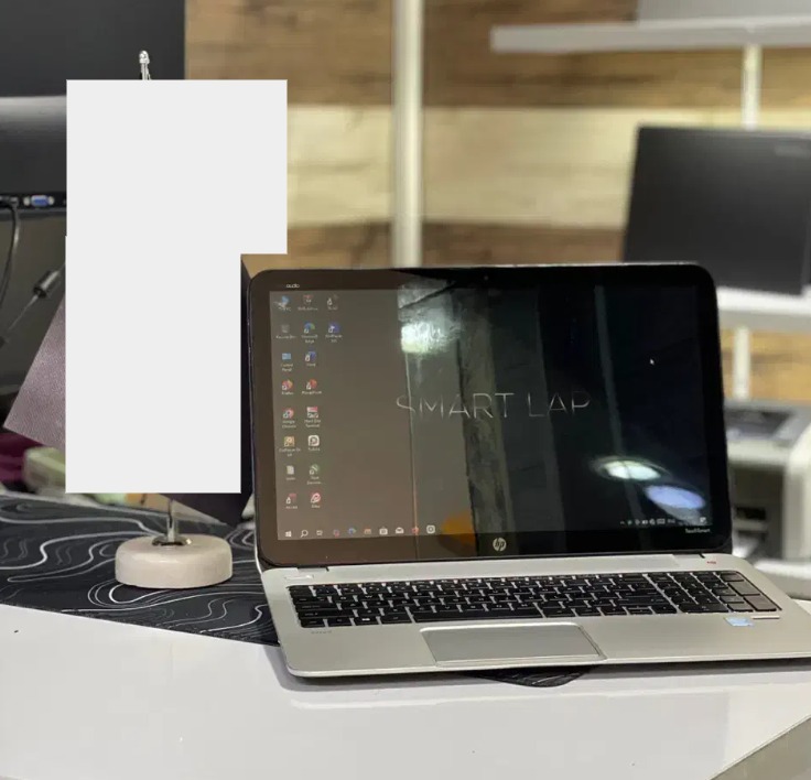 لپ تاپ Hp envy 15.6 لمسی دانشجویی بالوازم/کد251