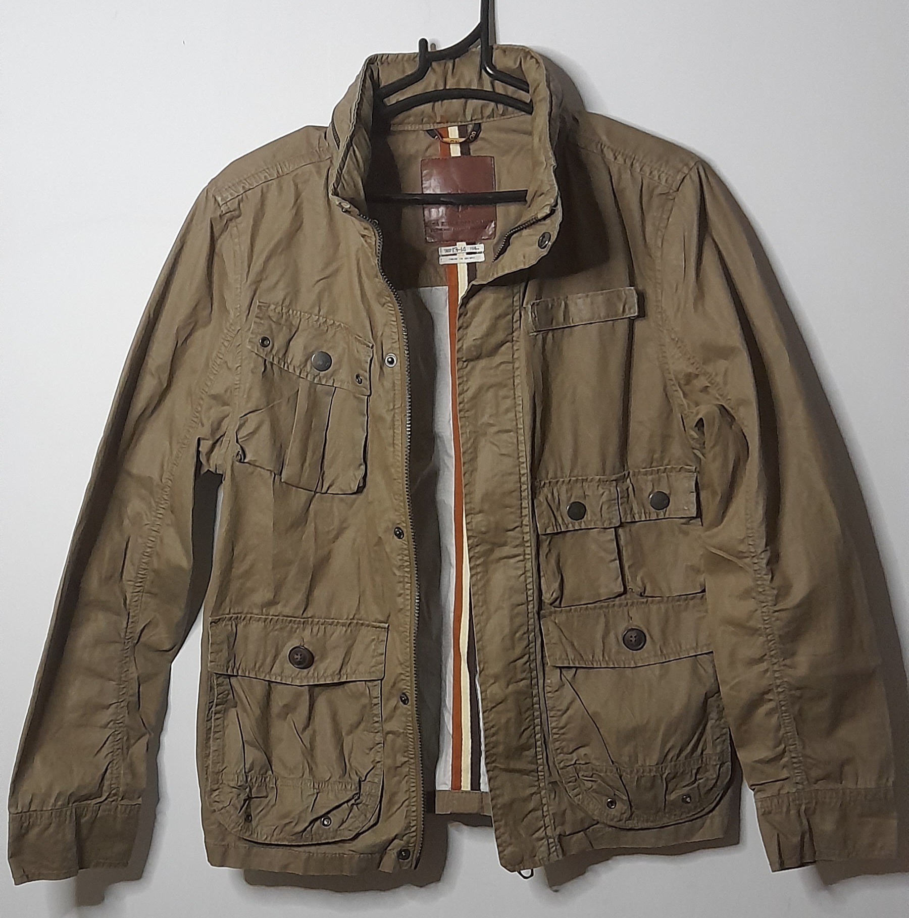 کاپشن برند zara اصل استایل شکاری نوجوان