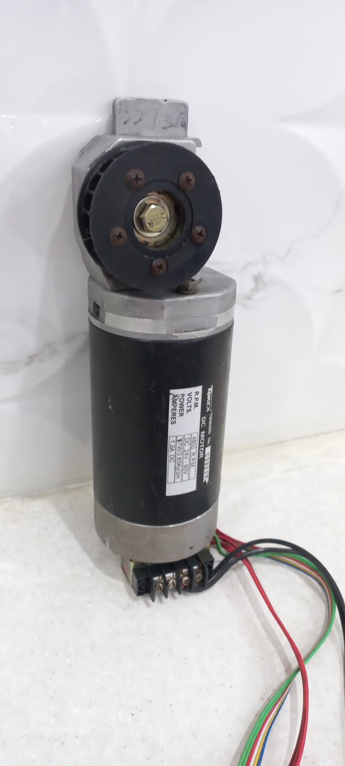 الکتروموتور گیربکسی حلزونی