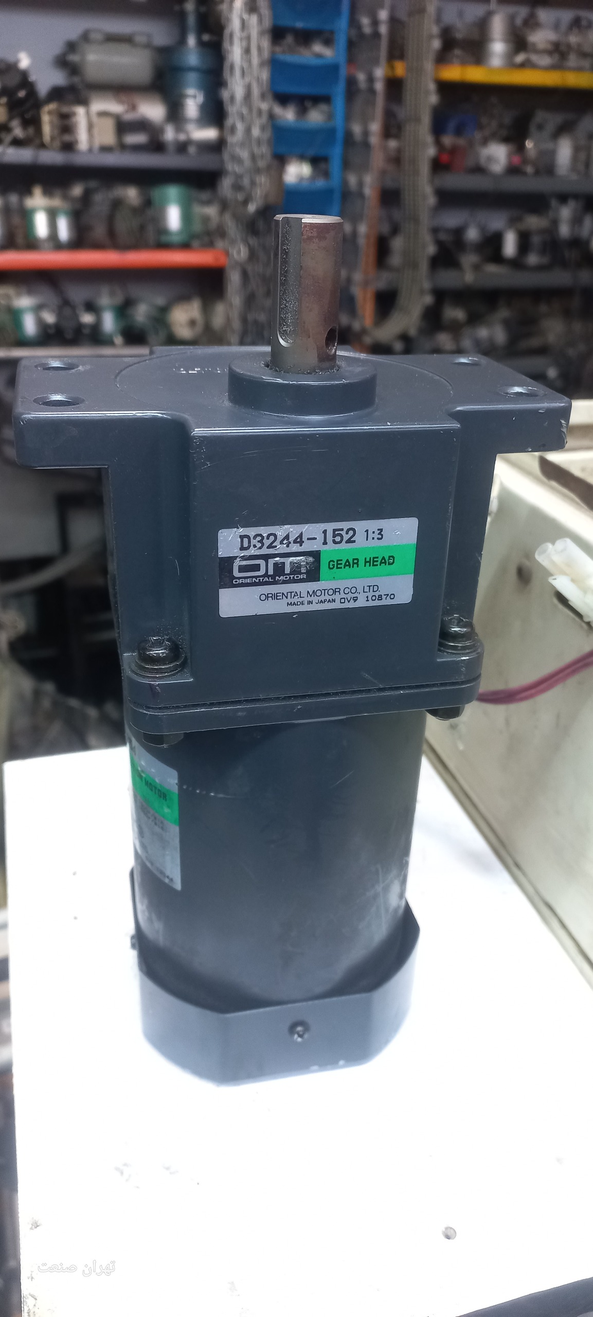 الکتروموتور گیربکسی تکفاز ژاپنی