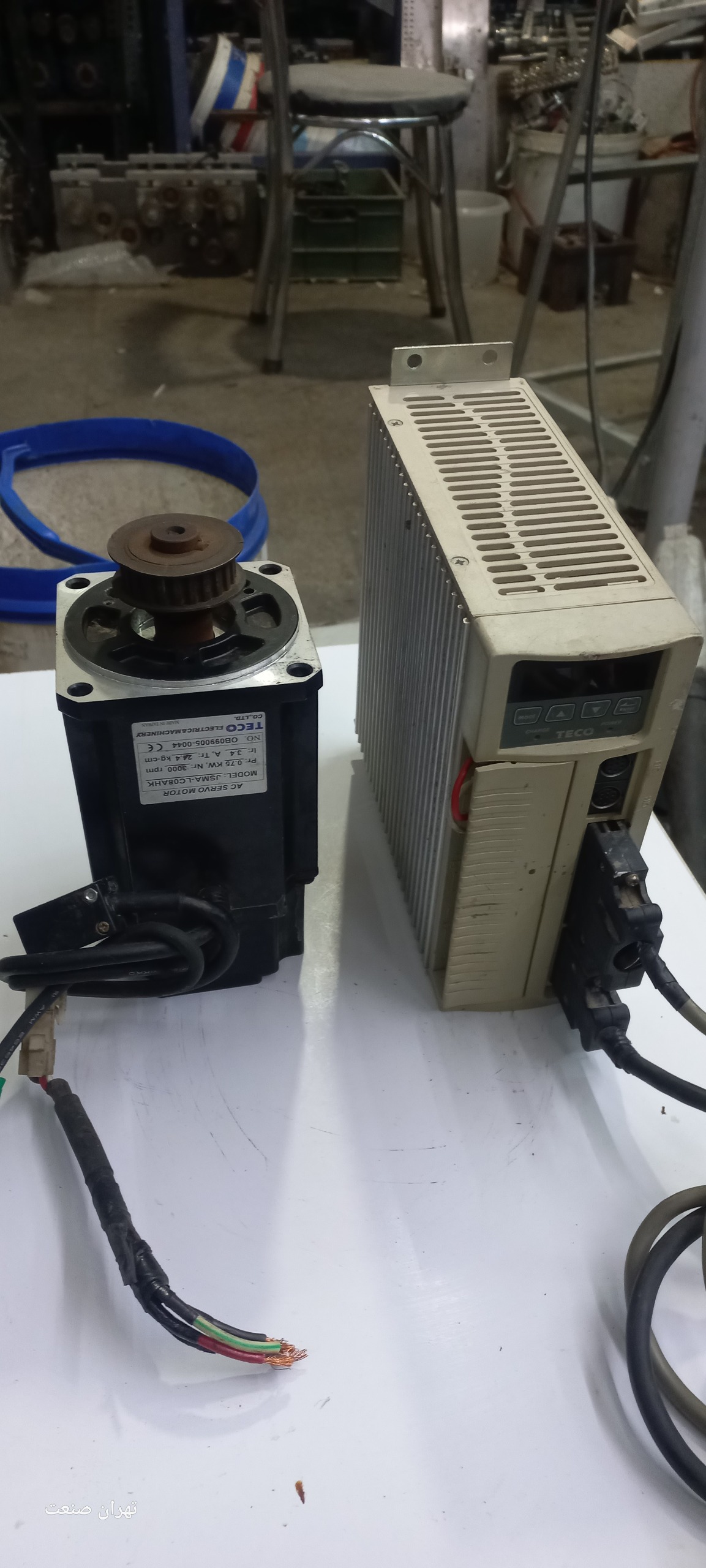 سروو موتور بادرایور TECO