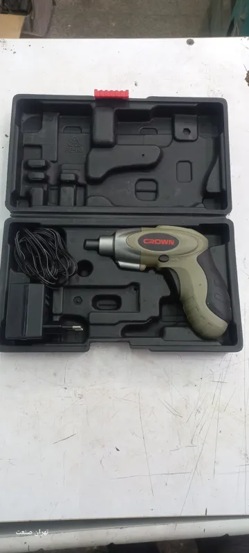 پیچ گوشتی شارژی CROWN