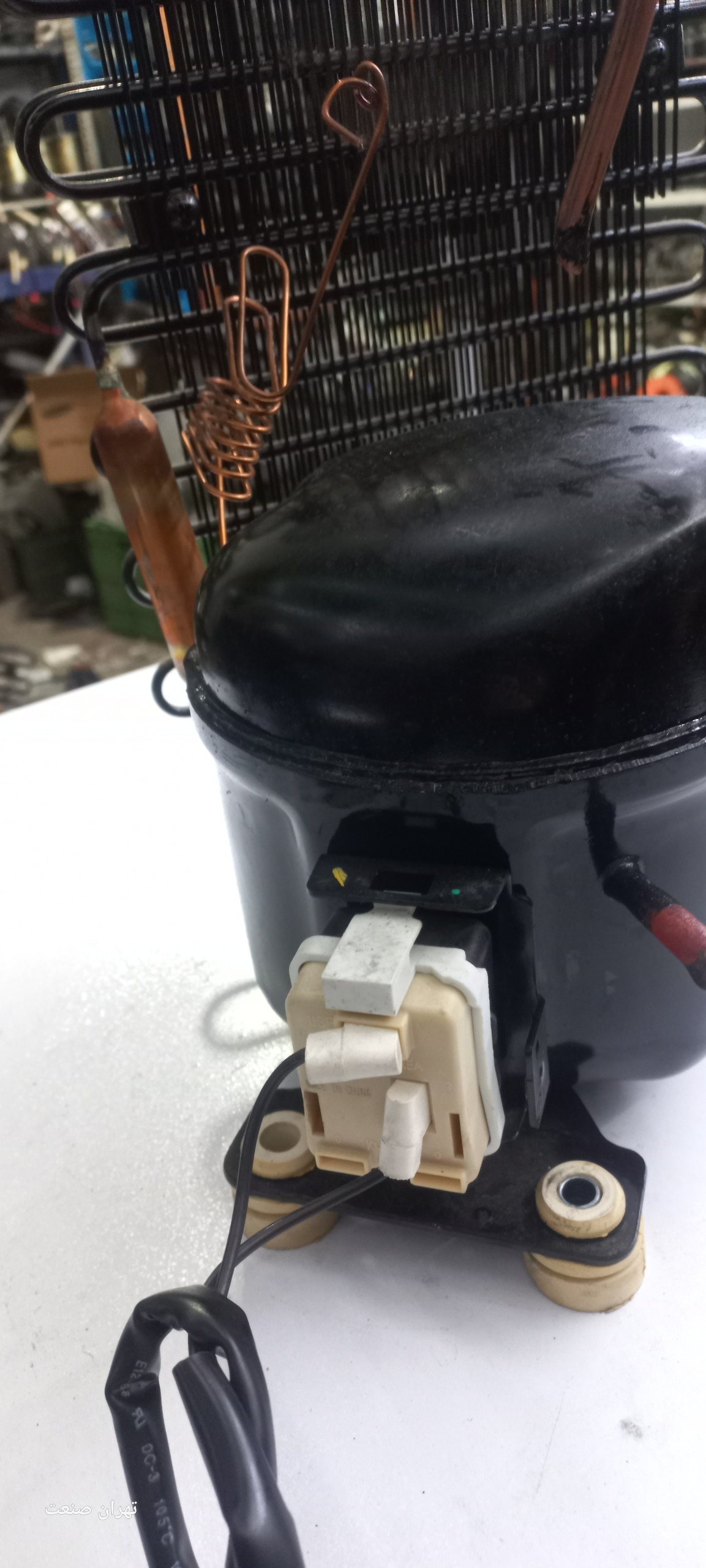 کمپرسور آبسردکن و صفحه توری devvo