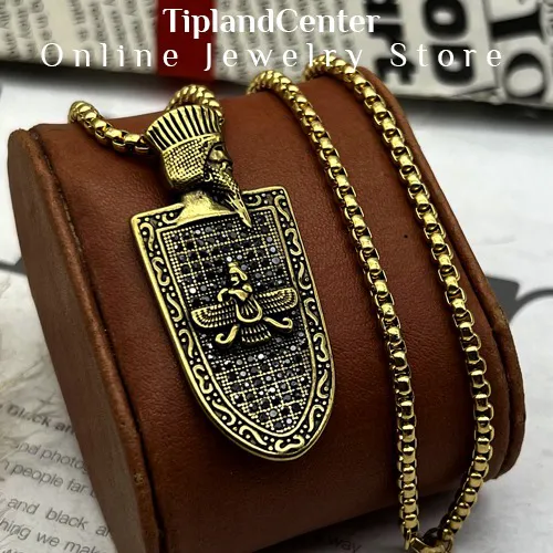 گردنبند فروهر طلایی