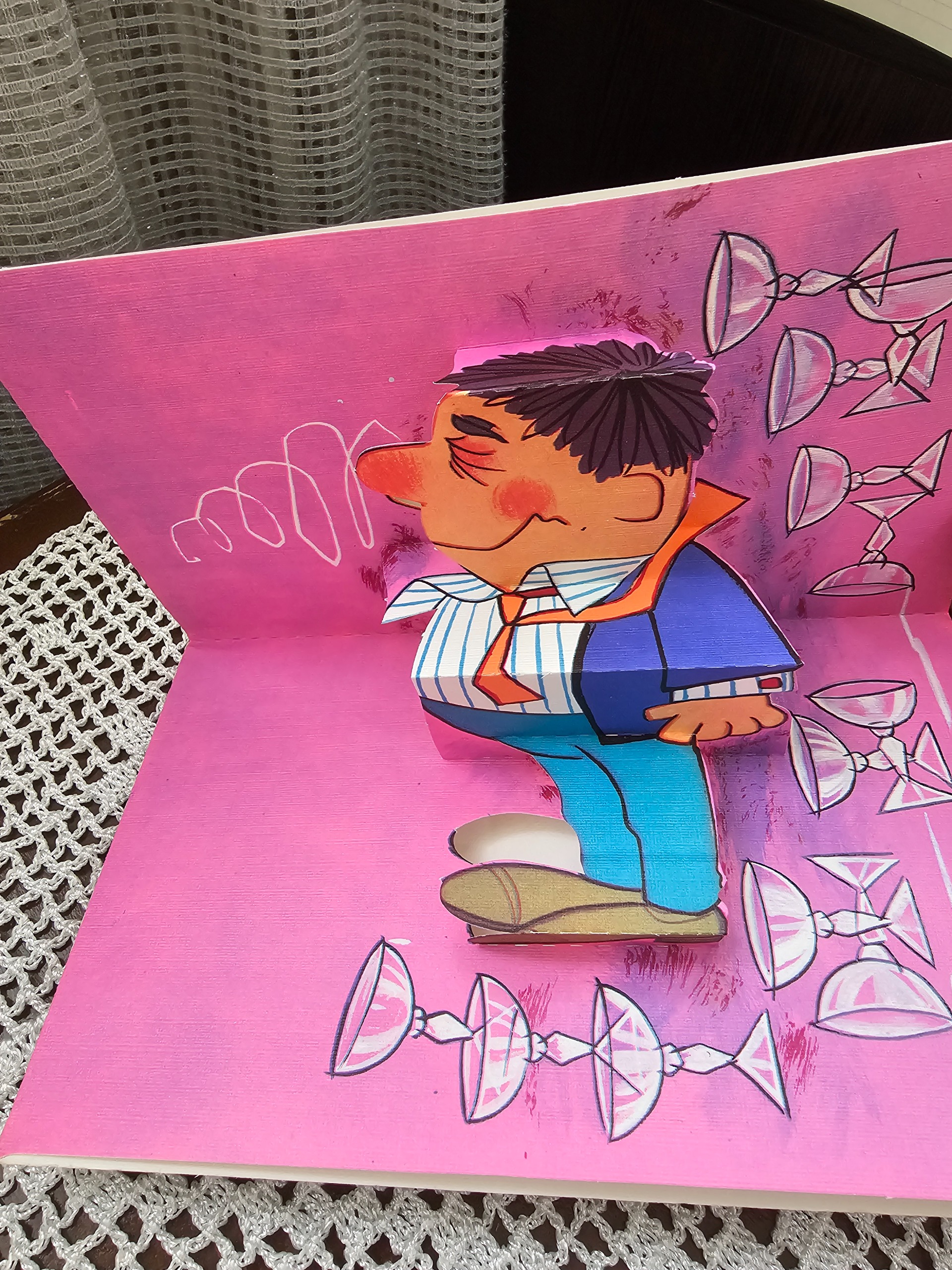 کارت پستال سه بعدی قدیمی