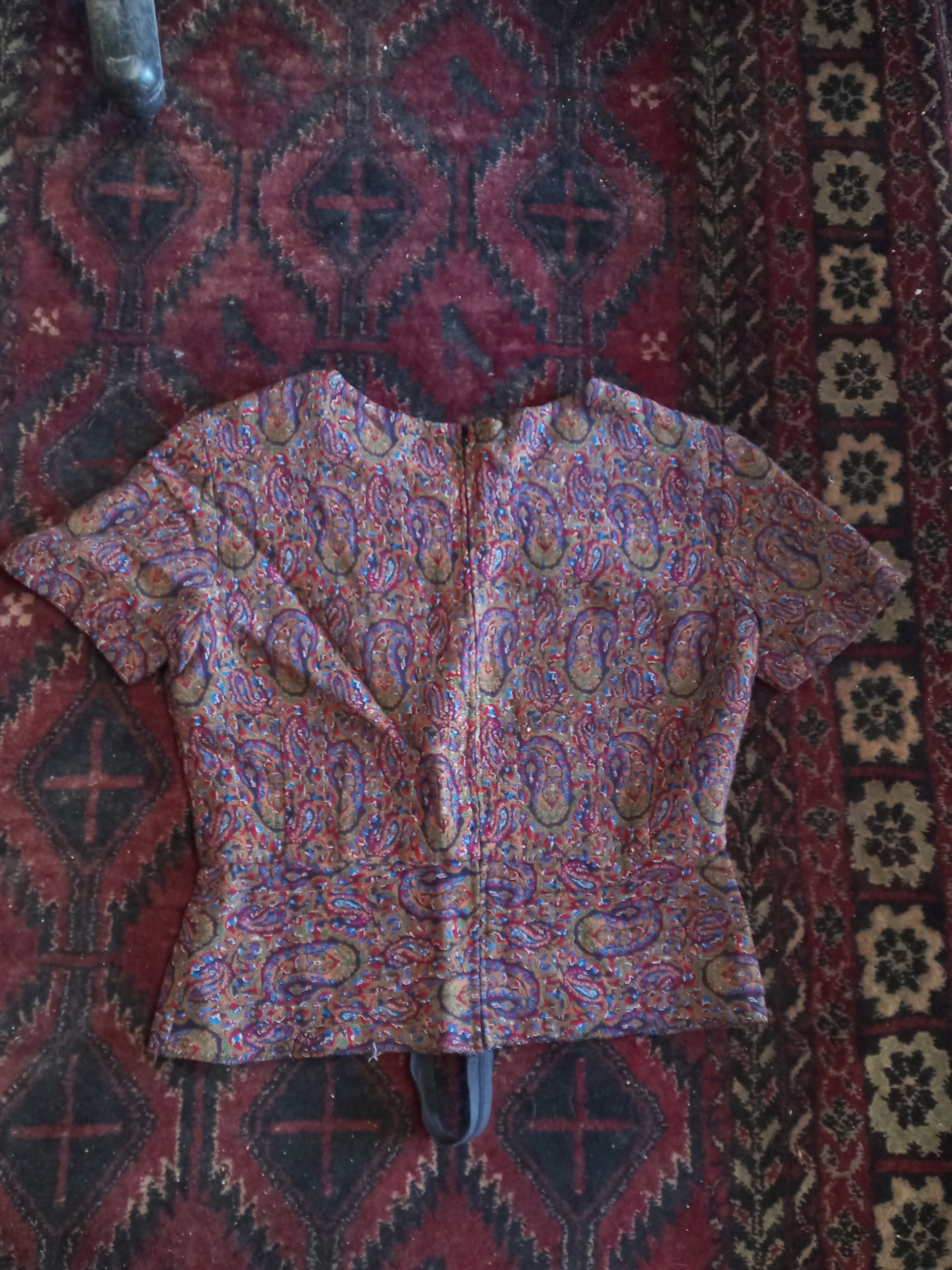 بلوز زنانه ترمه قدیمی نایاب زیبا و خاص