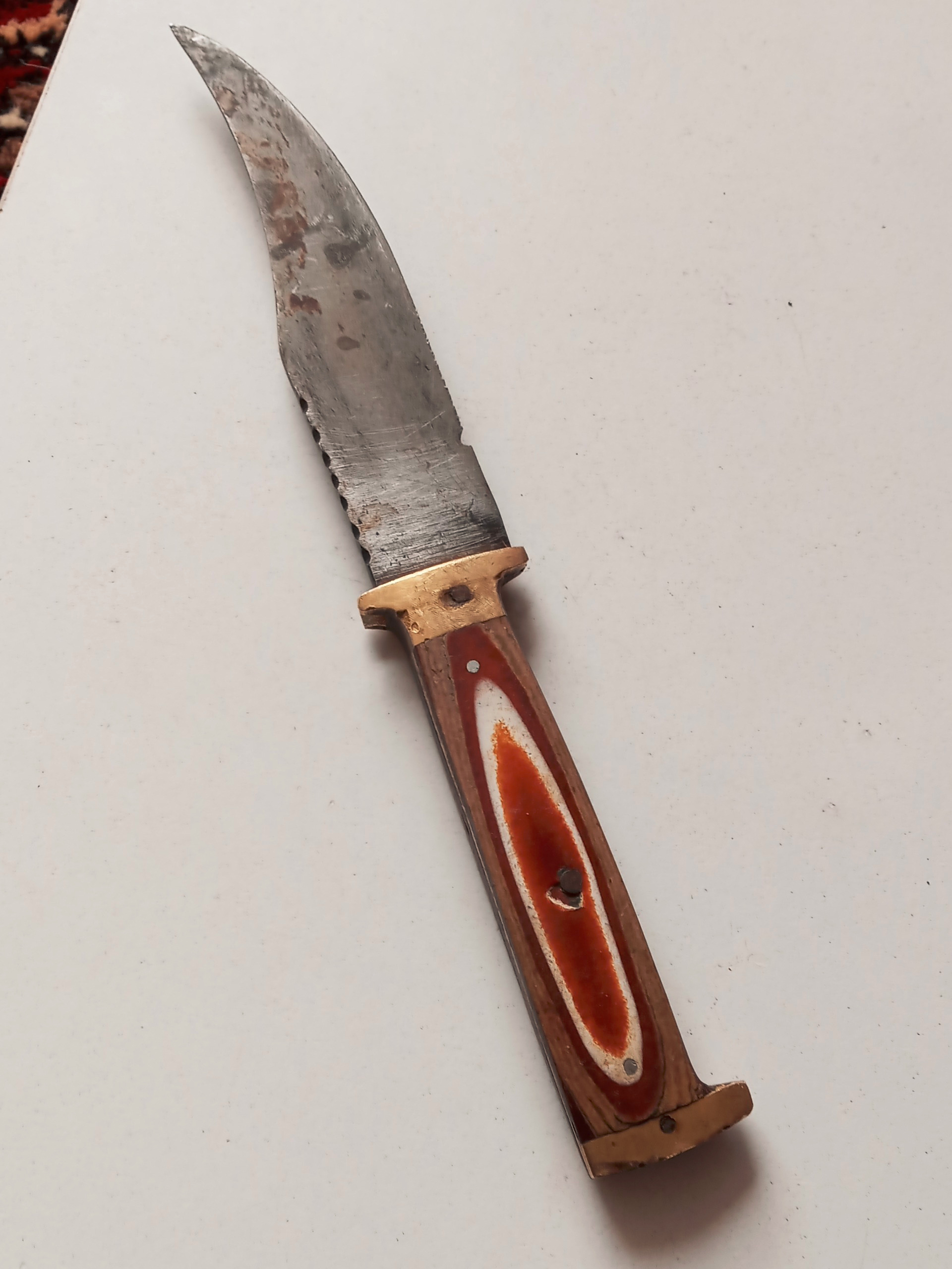 چاقو قدیمی دستساز زیبا و کلکسیونی ش 23