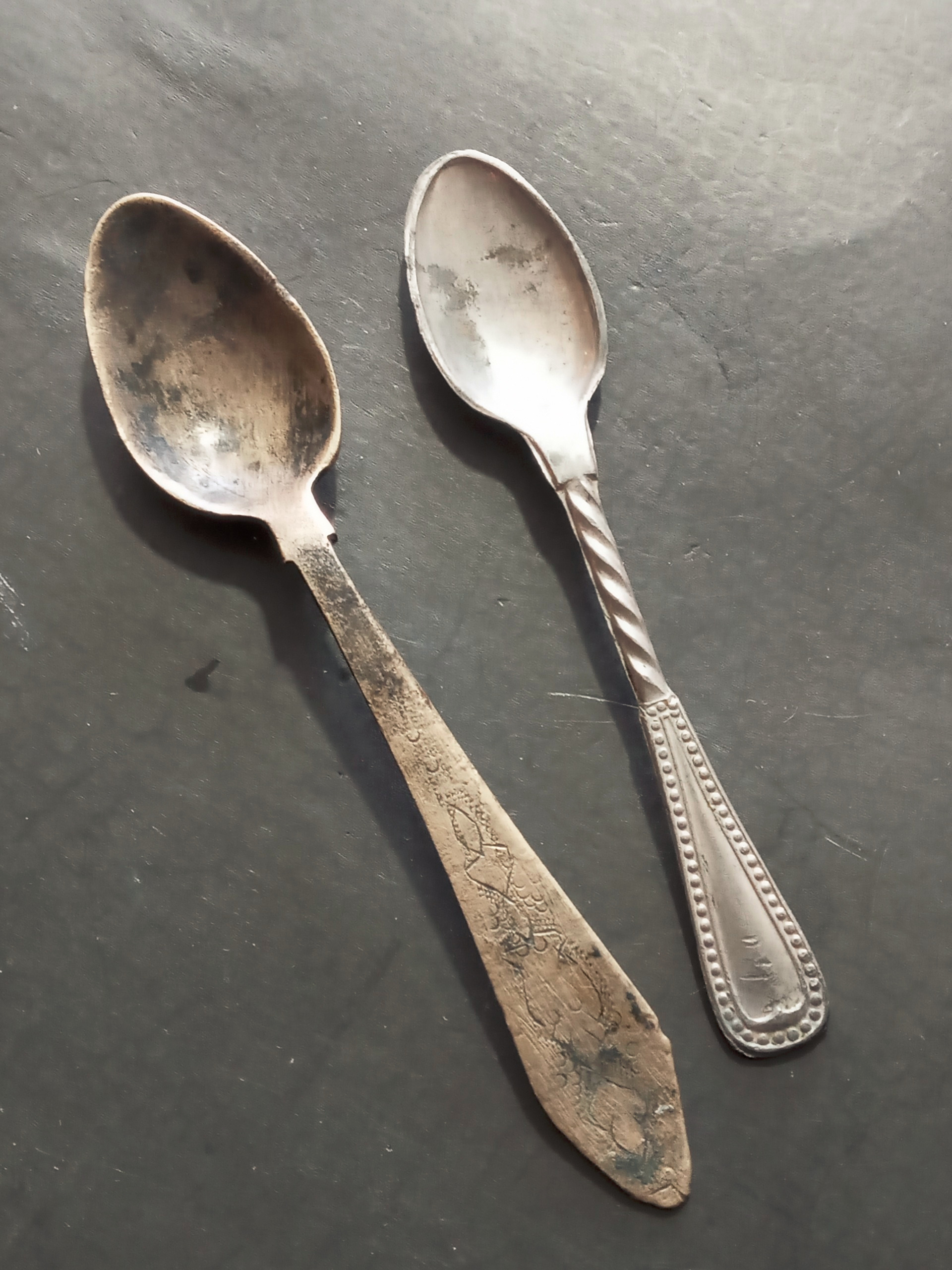 2 قاشق چایخوری قدیمی کلکسیونی
