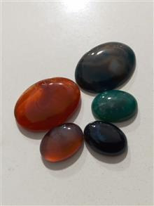 5 عدد نگین سایز بزرگ زیبا و شیک ش 3