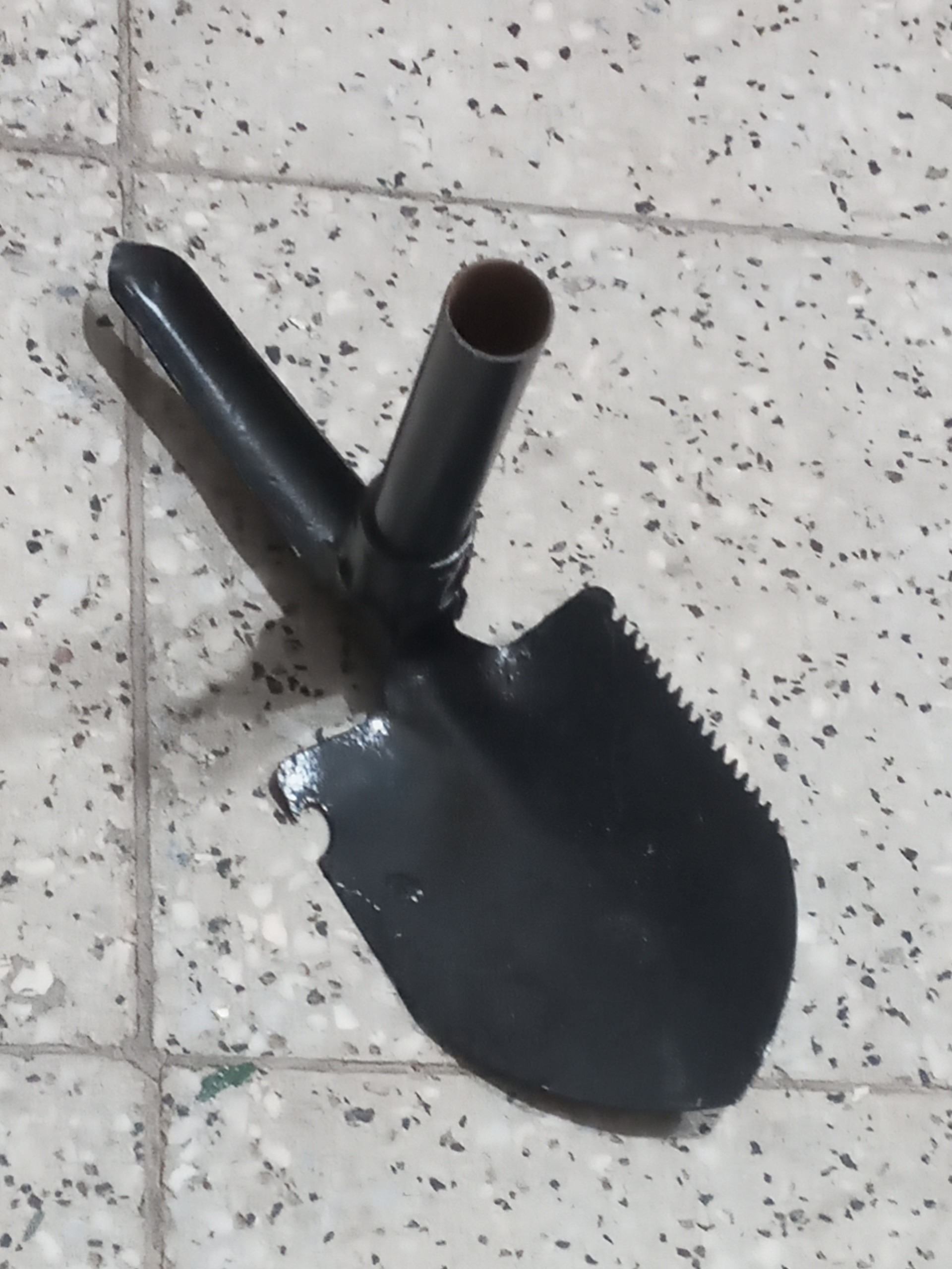 بیلچه قدیمی سایز کوچک تاشو