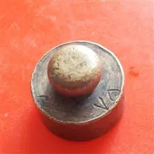 وزنه ترازو برنجی قدیمی یک سیری