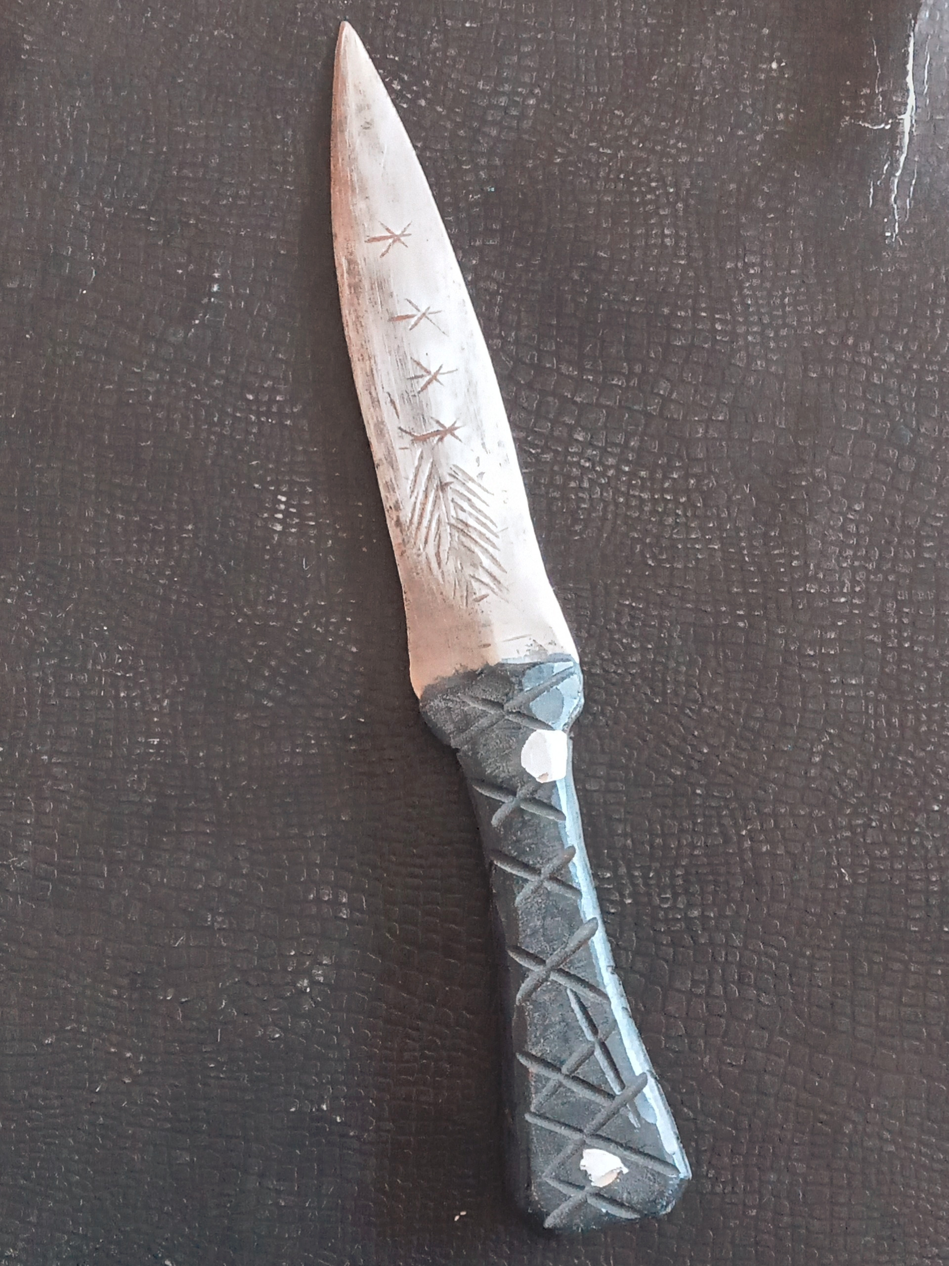 چاقو قدیمی دستساز زیبا و کلکسیونی ش 338