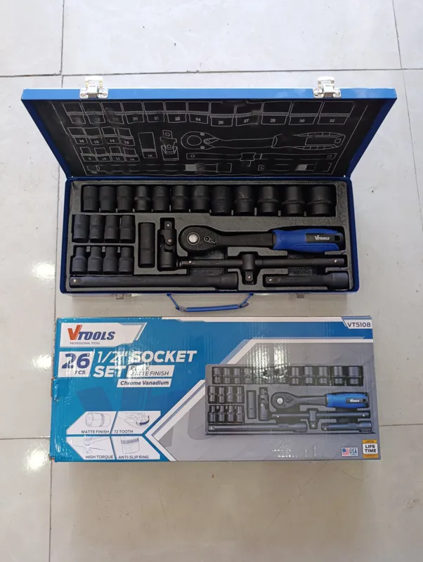 جعبه بکس 26 پارچ فشار قوی وی تولز(vtools(