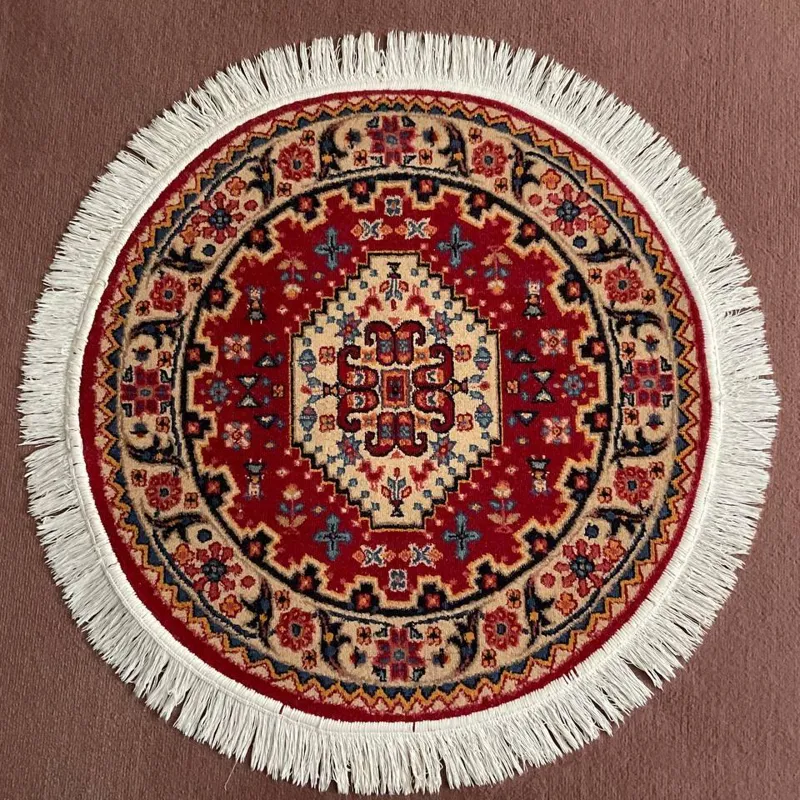 قالیچه گرد فرش کبیر یزد (ارسال رایگان)
