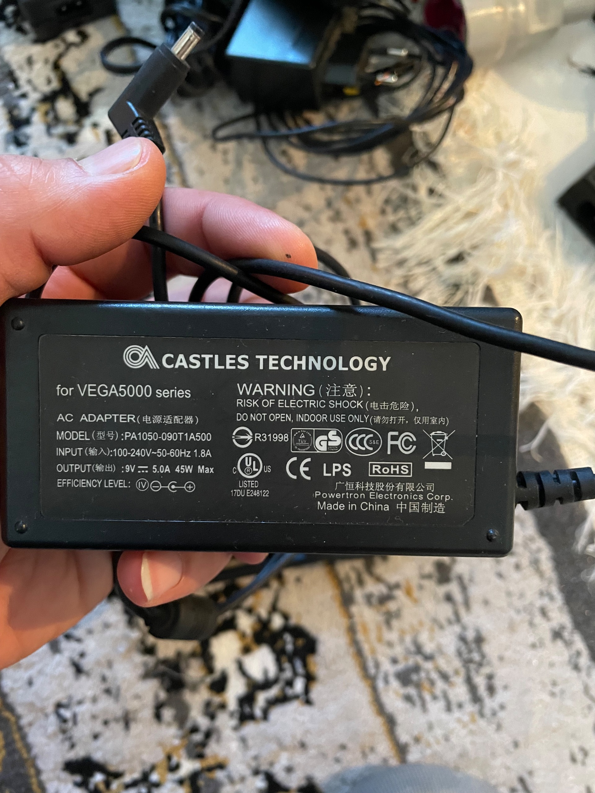 شارژ لپ تاپ 9 ولت